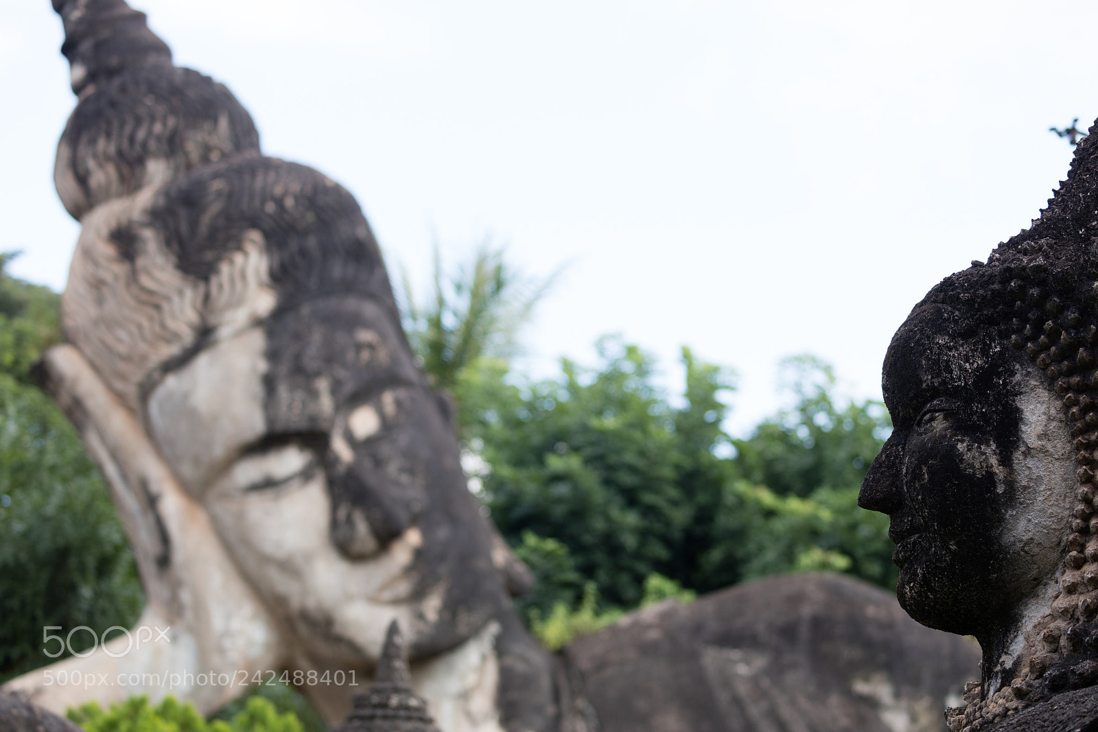 Canon EOS 5DS R sample photo. Wat xieng khuan buddha photography