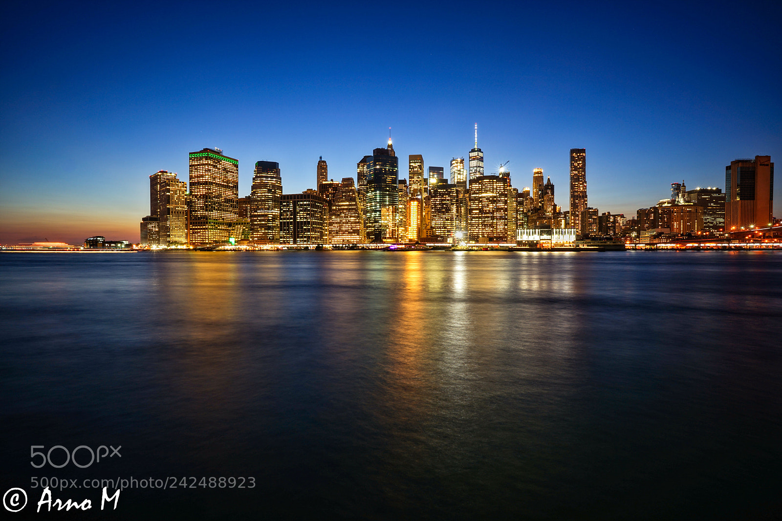 Sony a7 II sample photo. Manhattan by night photography