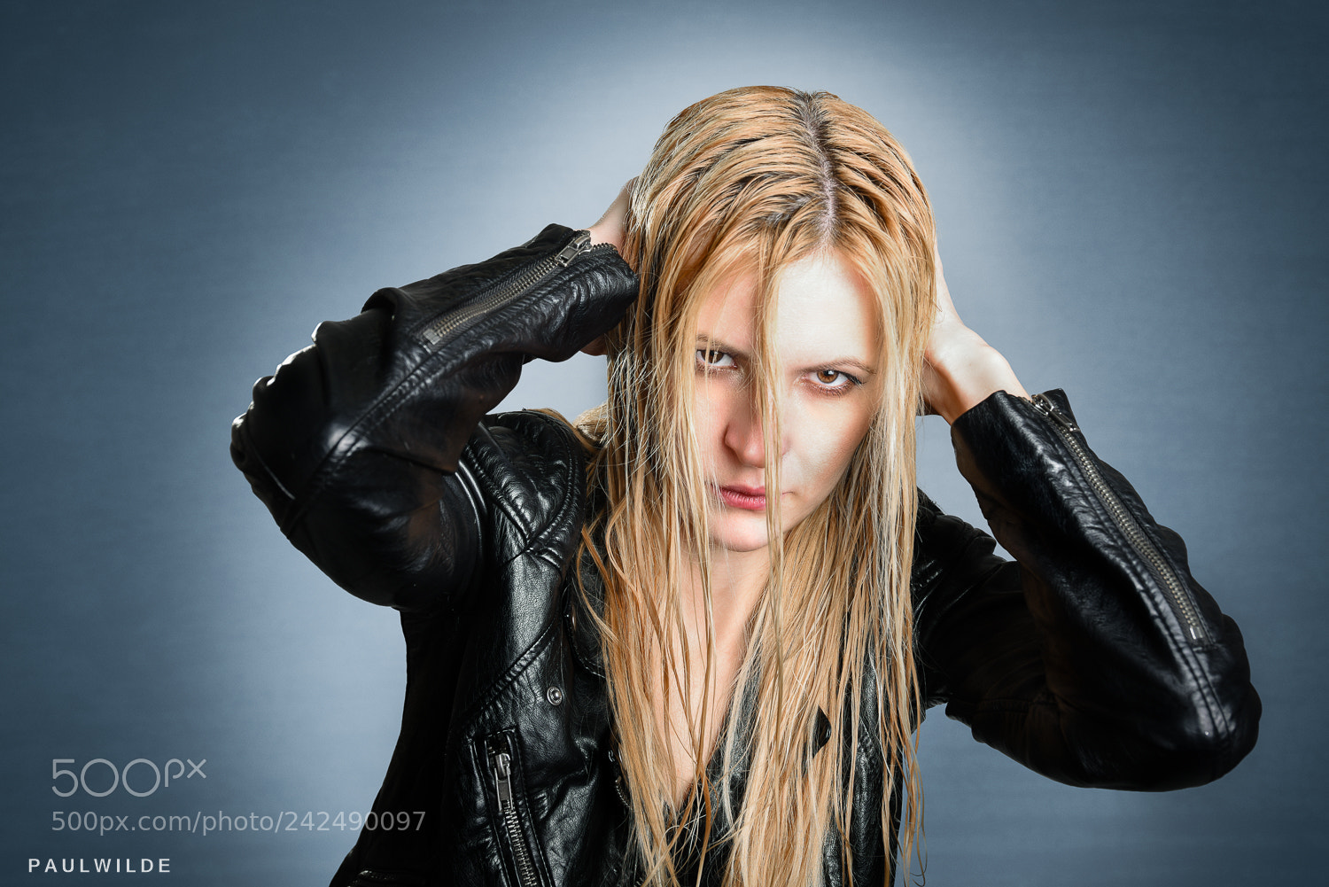 Nikon D810 sample photo. Elena black jacket photography