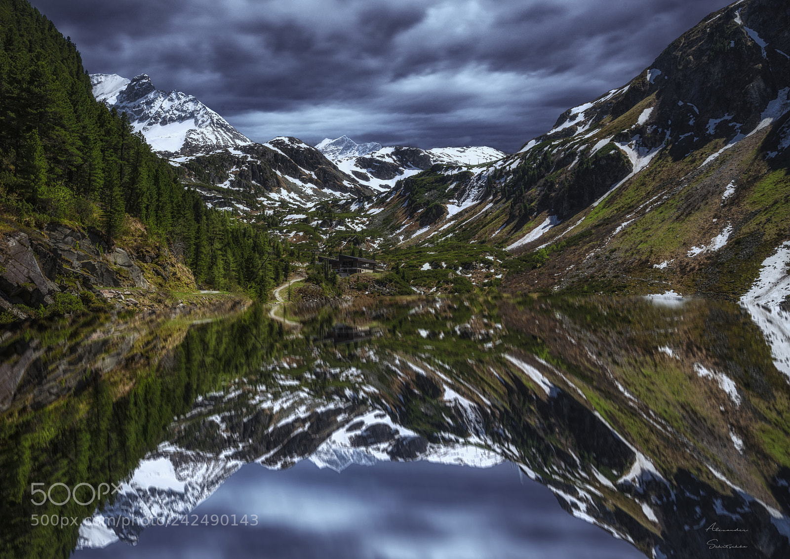 Sony a7 sample photo. Mountain lake photography