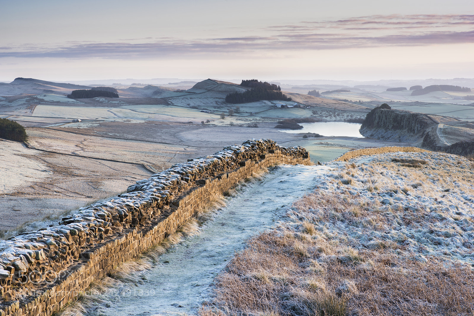 Nikon D810 sample photo. Hadrian's wall on winshield photography