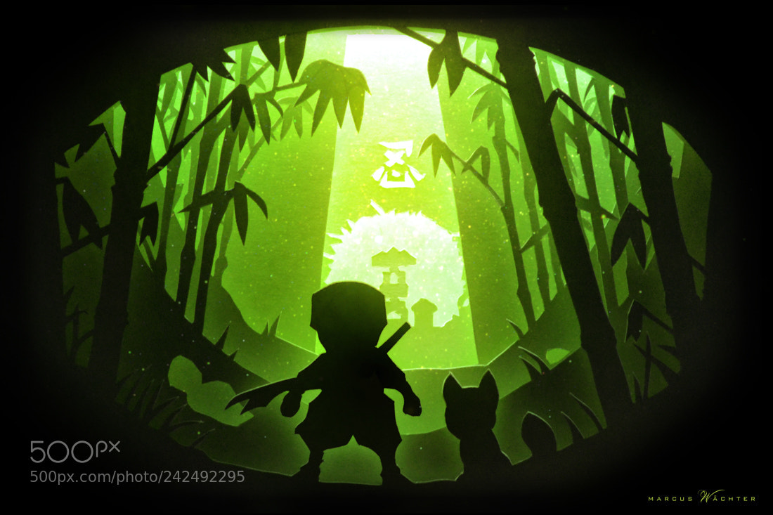 Nikon D3100 sample photo. Papercut - little tribute photography