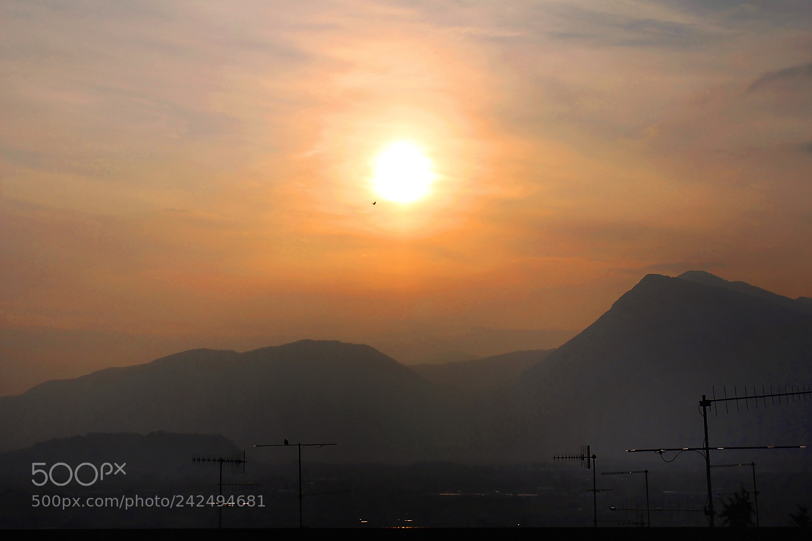 Canon EOS 1200D (EOS Rebel T5 / EOS Kiss X70 / EOS Hi) sample photo. Sunset painting photography