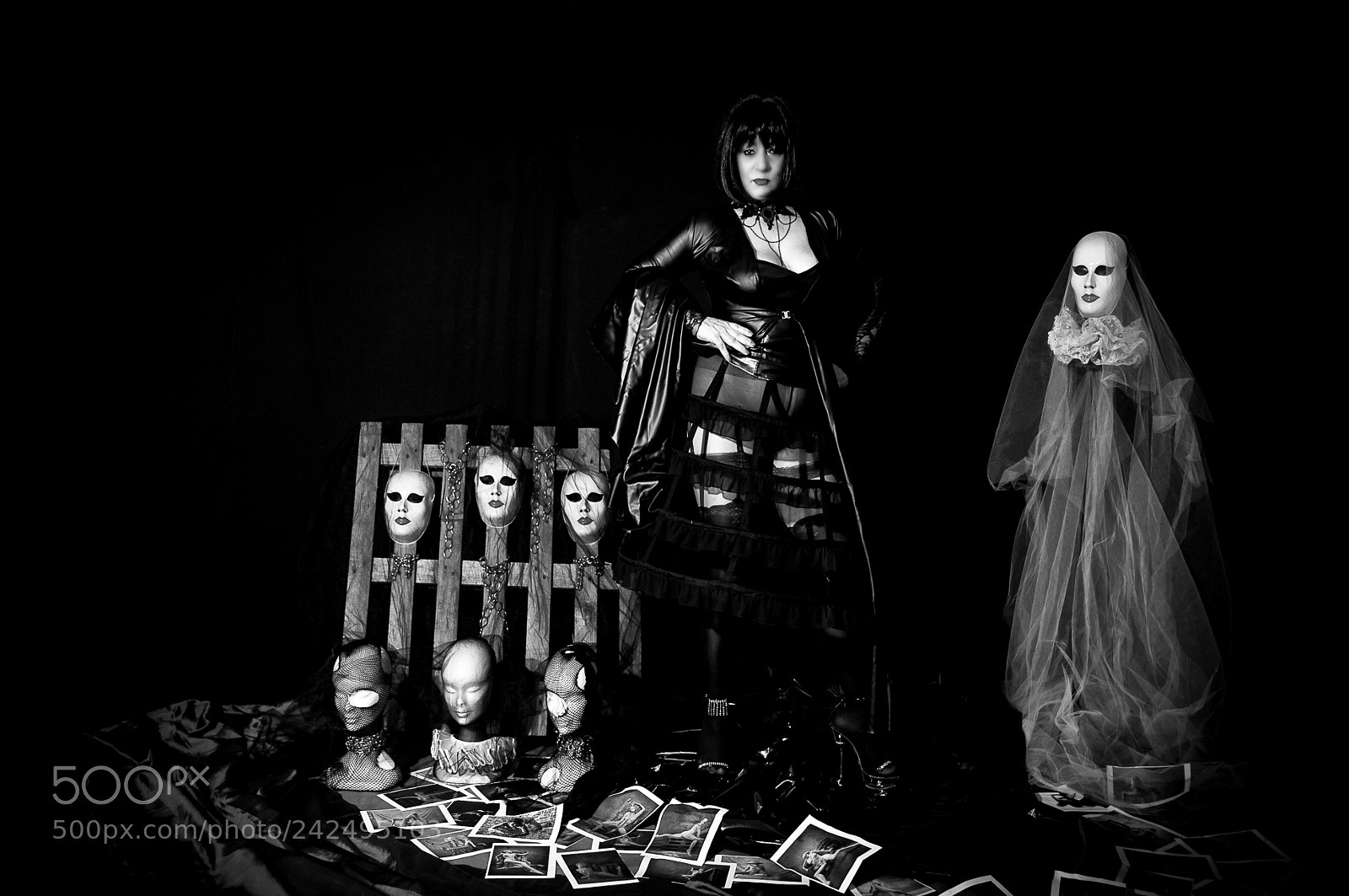 Nikon D700 sample photo. Dark lady on b photography