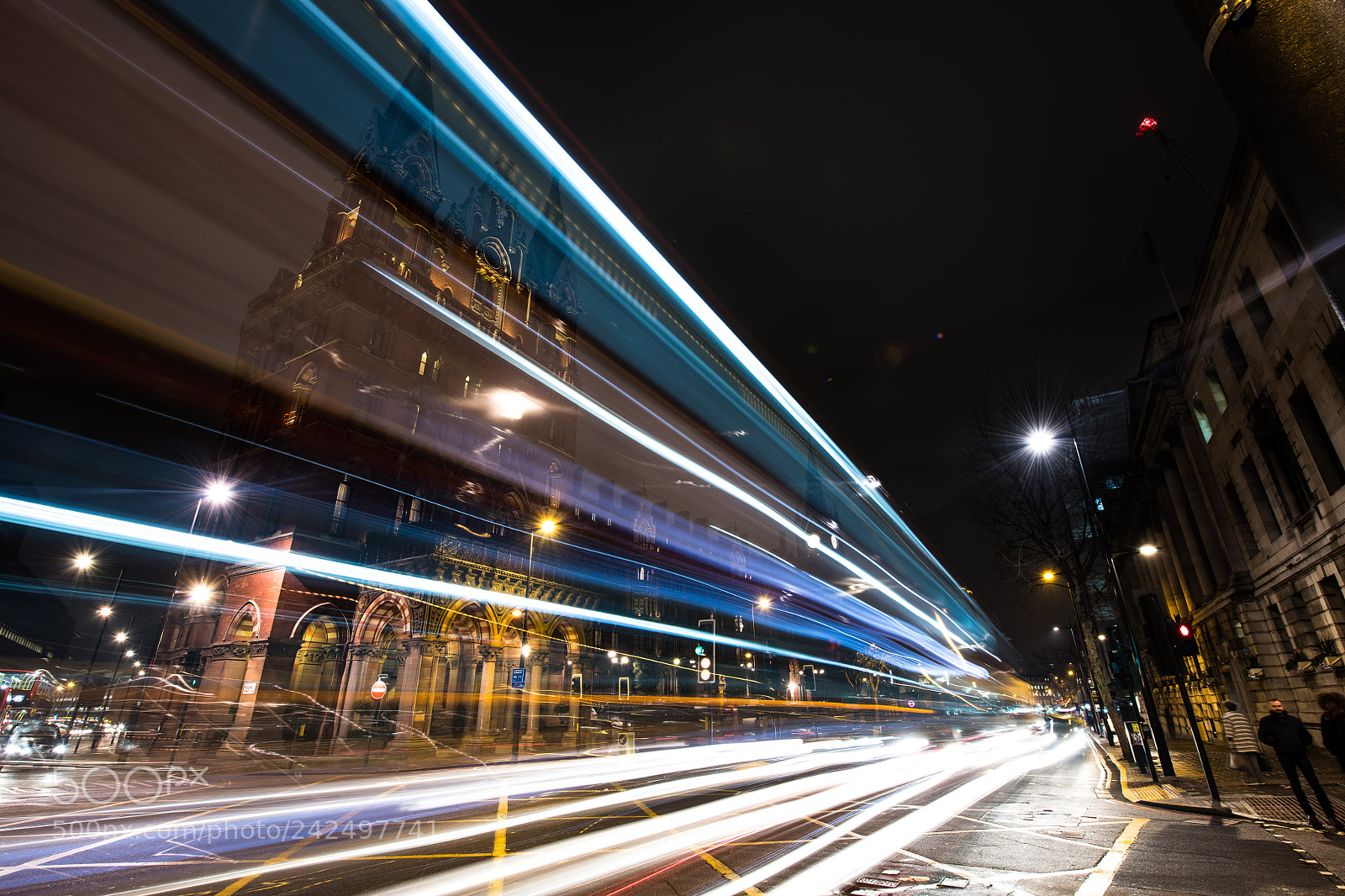 Nikon D850 sample photo. Light tail / kings cross photography