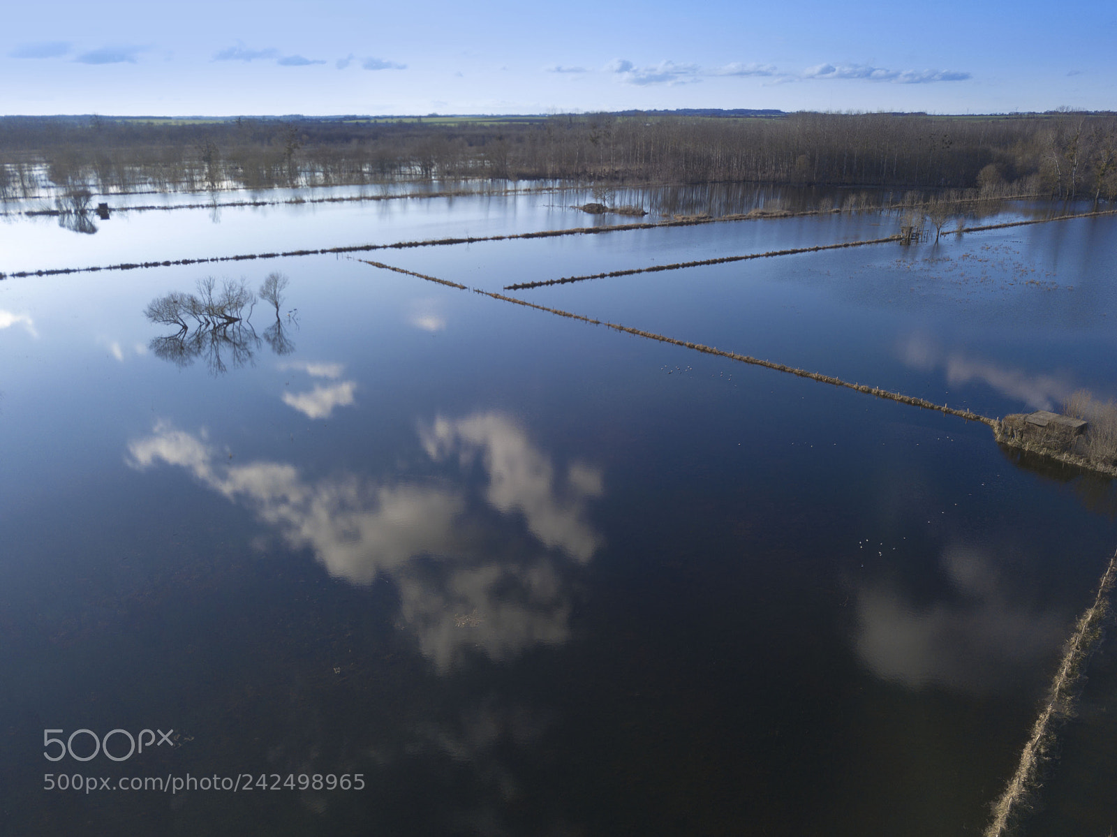 DJI FC220 sample photo. Inondée photography