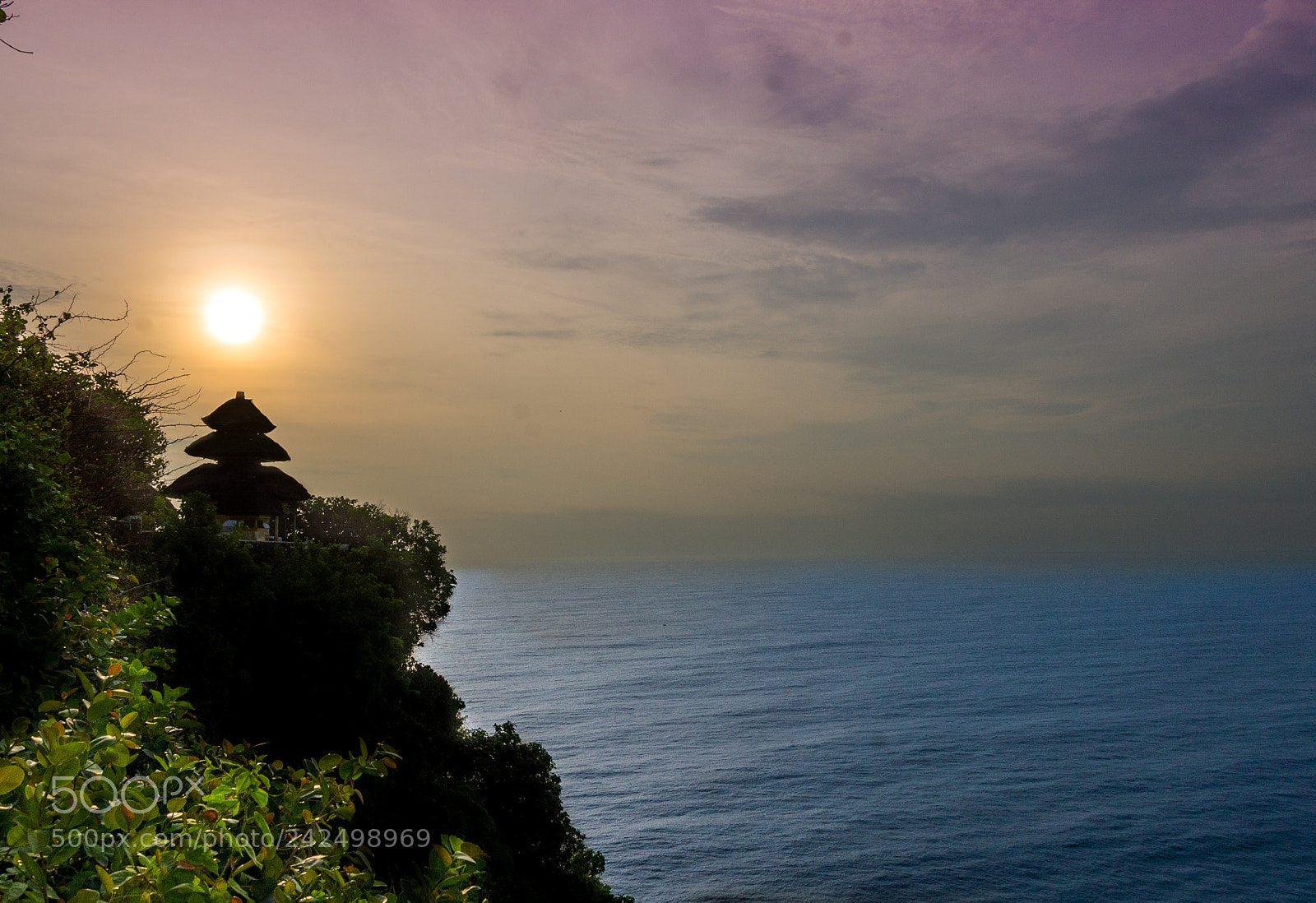 Nikon D600 sample photo. Cliff of uluwatu temple photography
