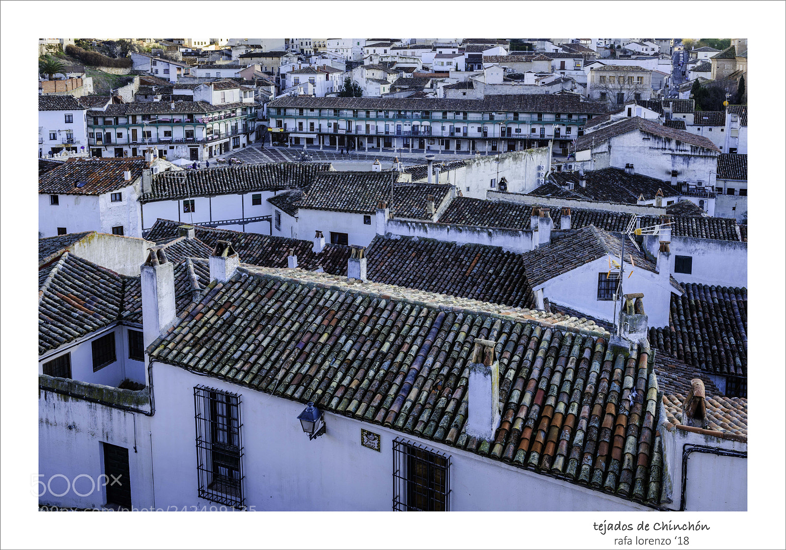 Nikon D810 sample photo. Tejados de chinchón photography