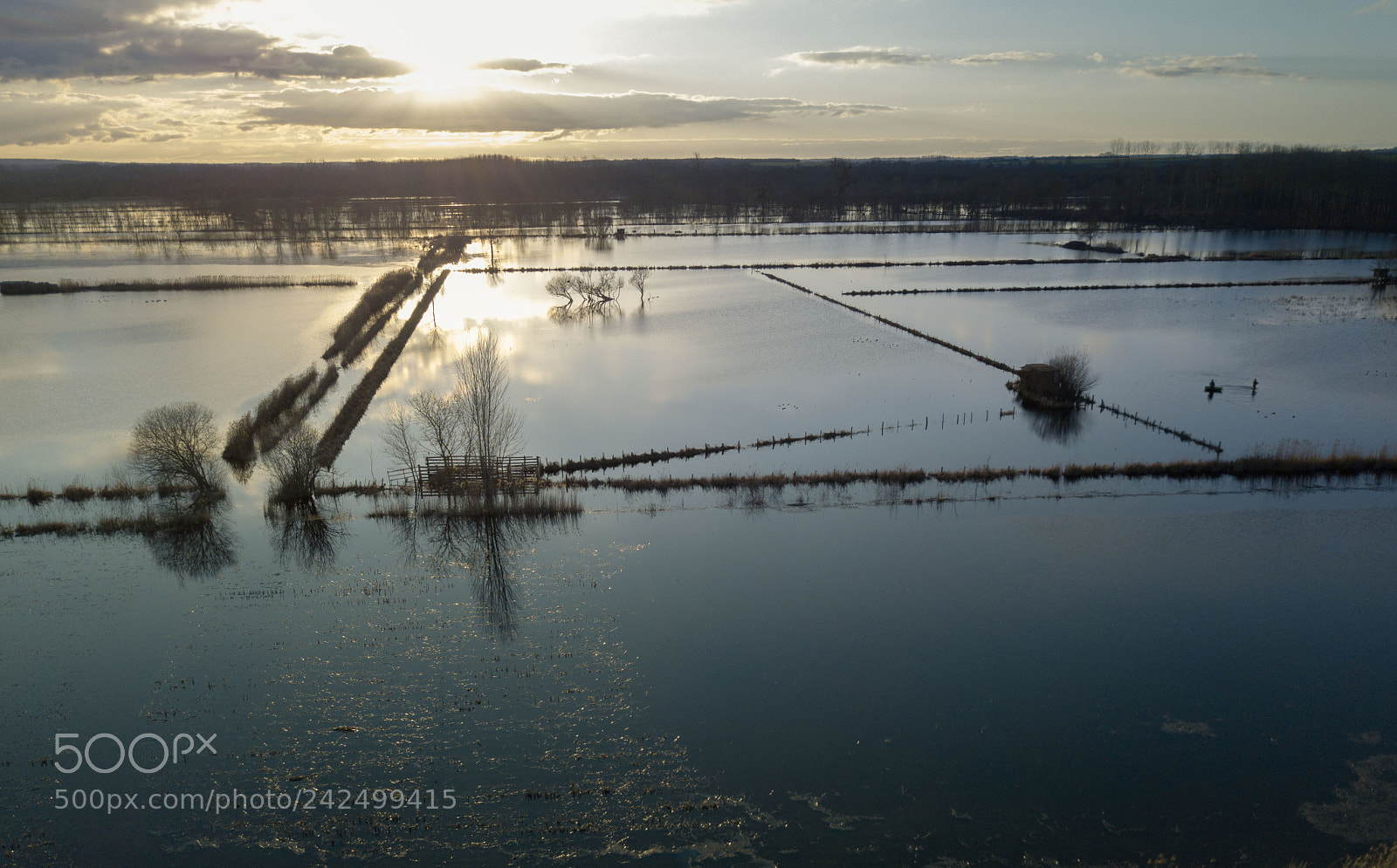 DJI FC220 sample photo. Inondée ii photography