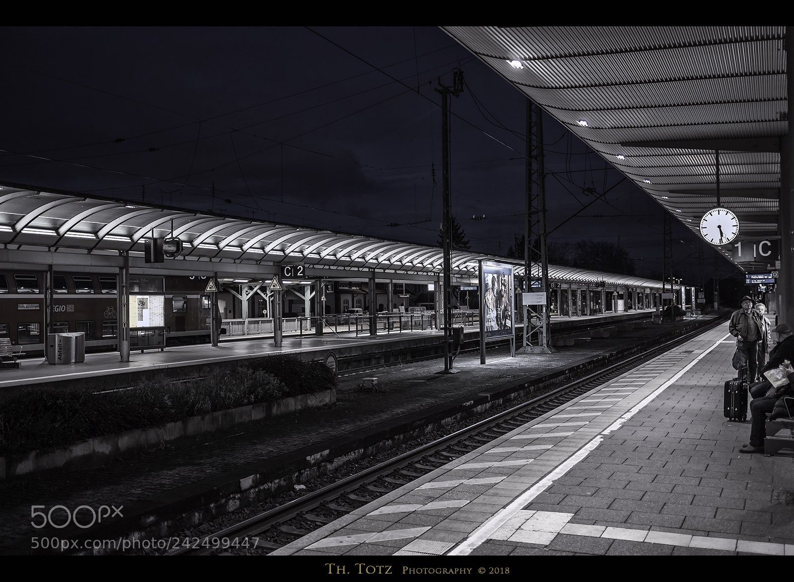 Olympus OM-D E-M1 sample photo. Freiburg central station photography