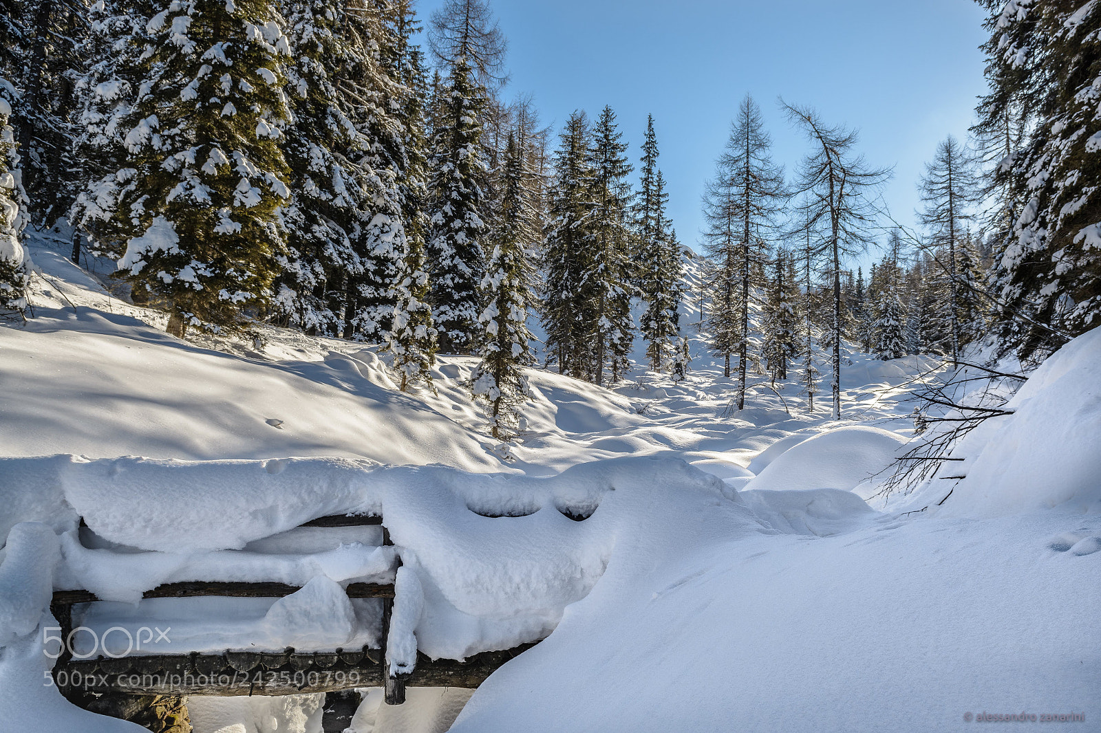 Nikon D7100 sample photo. Snow on the mountain photography