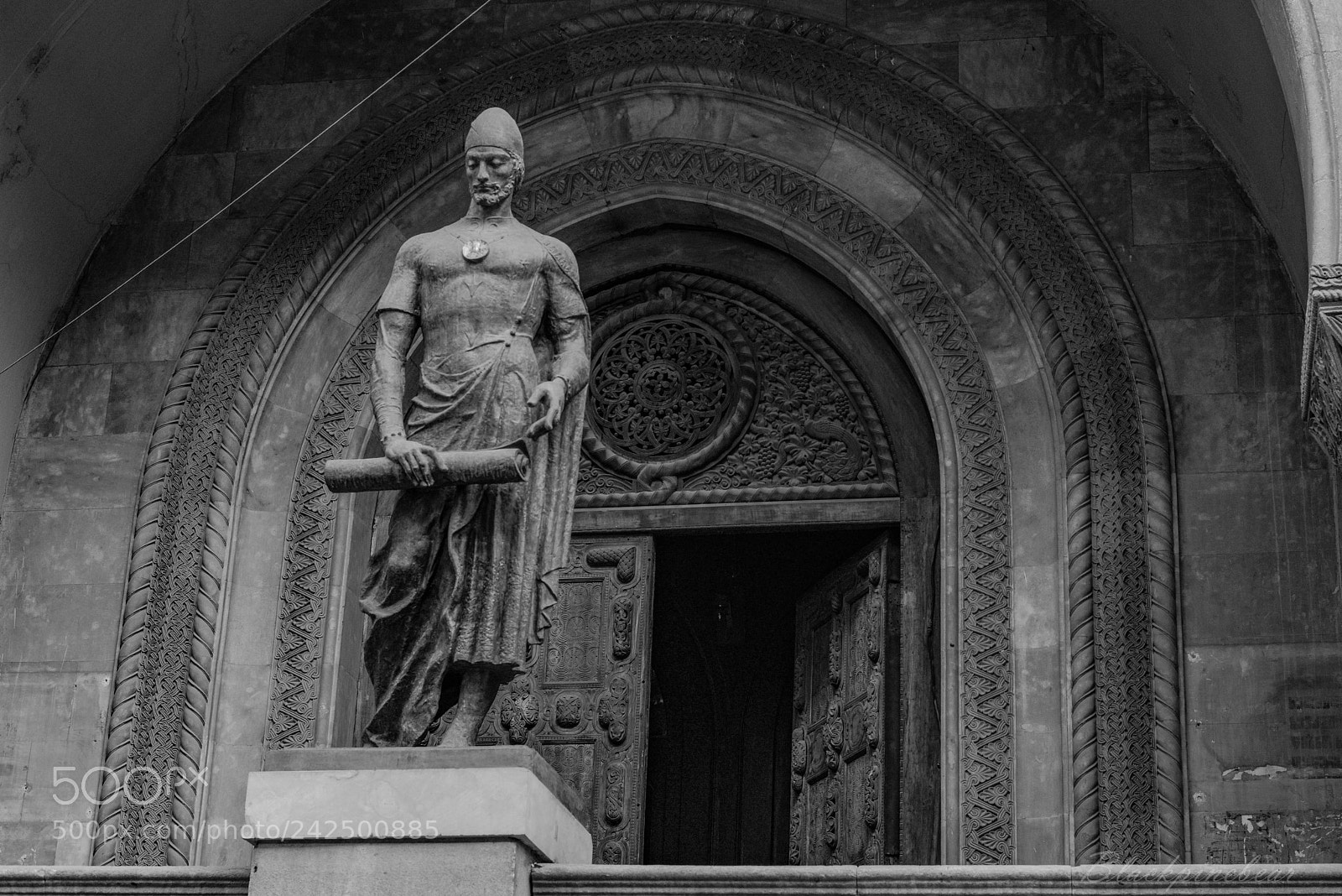 Nikon D800 sample photo. Historical library in tbilisi photography