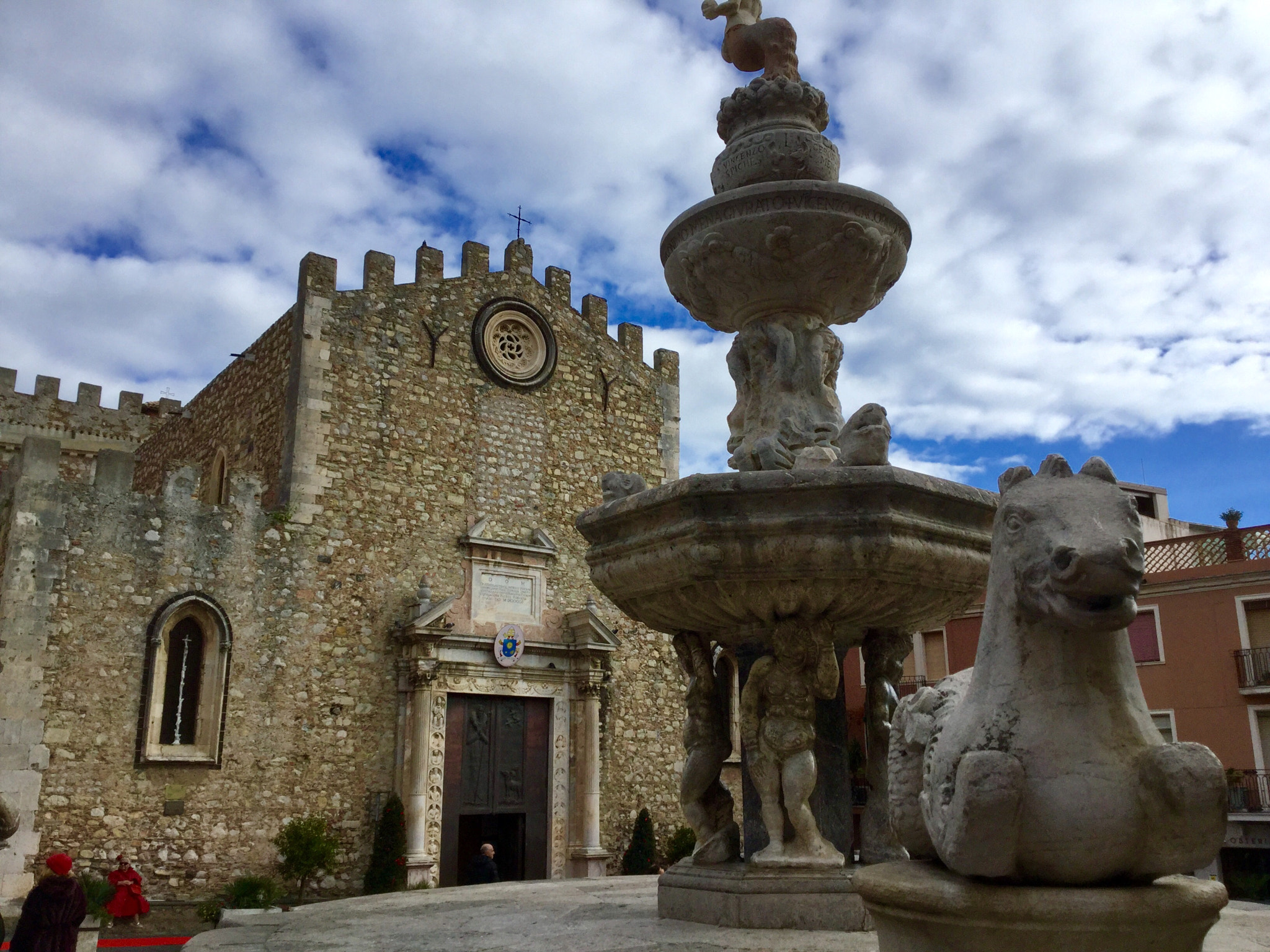 Apple iPad mini 4 sample photo. Piazza duomo taormina photography