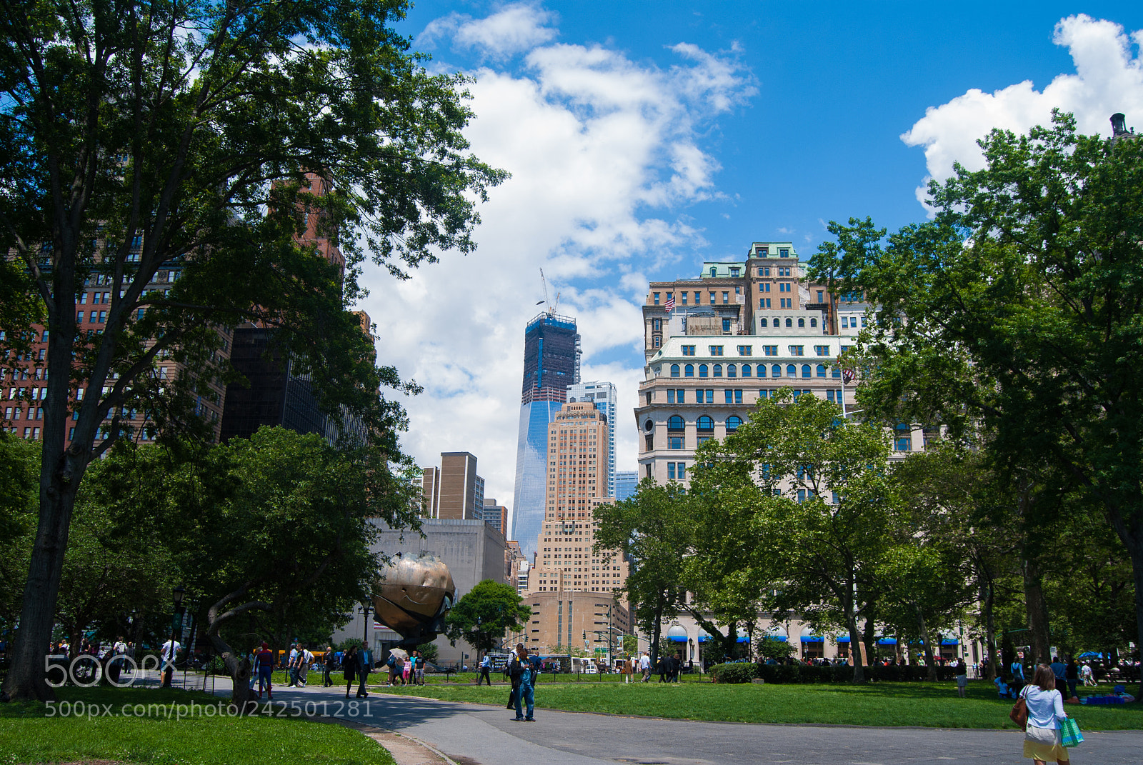 Nikon D60 sample photo. Battery park - reverse photography