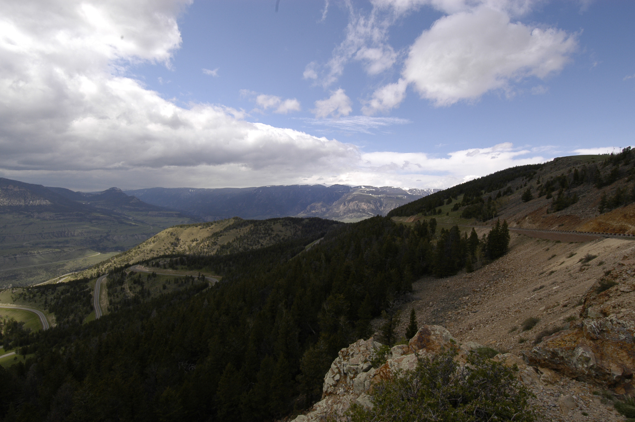 Nikon D100 sample photo. Route du wyoming, usa photography