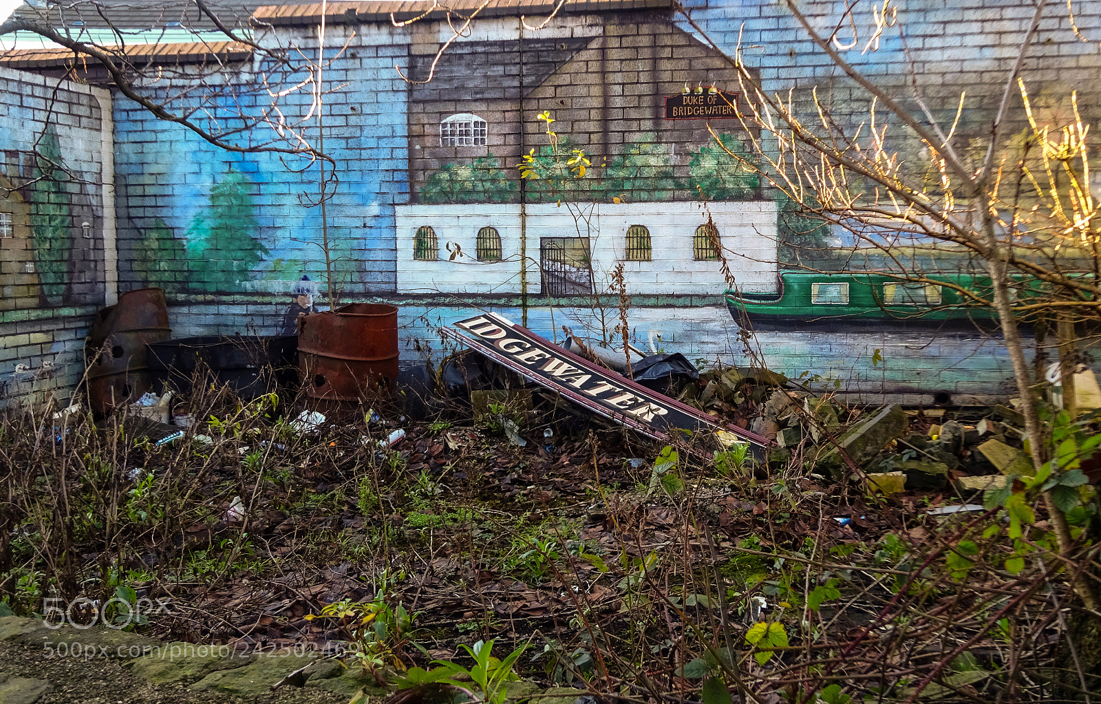 Sony Cyber-shot DSC-WX350 sample photo. Duke of bridgewater abandoned photography