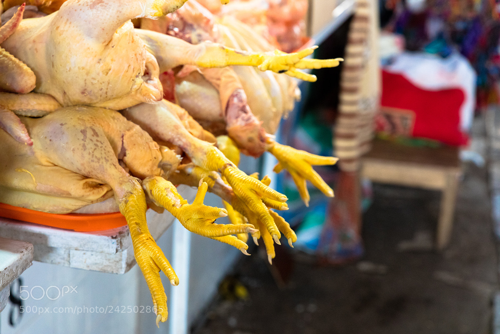 Canon EOS 5DS R sample photo. Chicken exposed in market photography