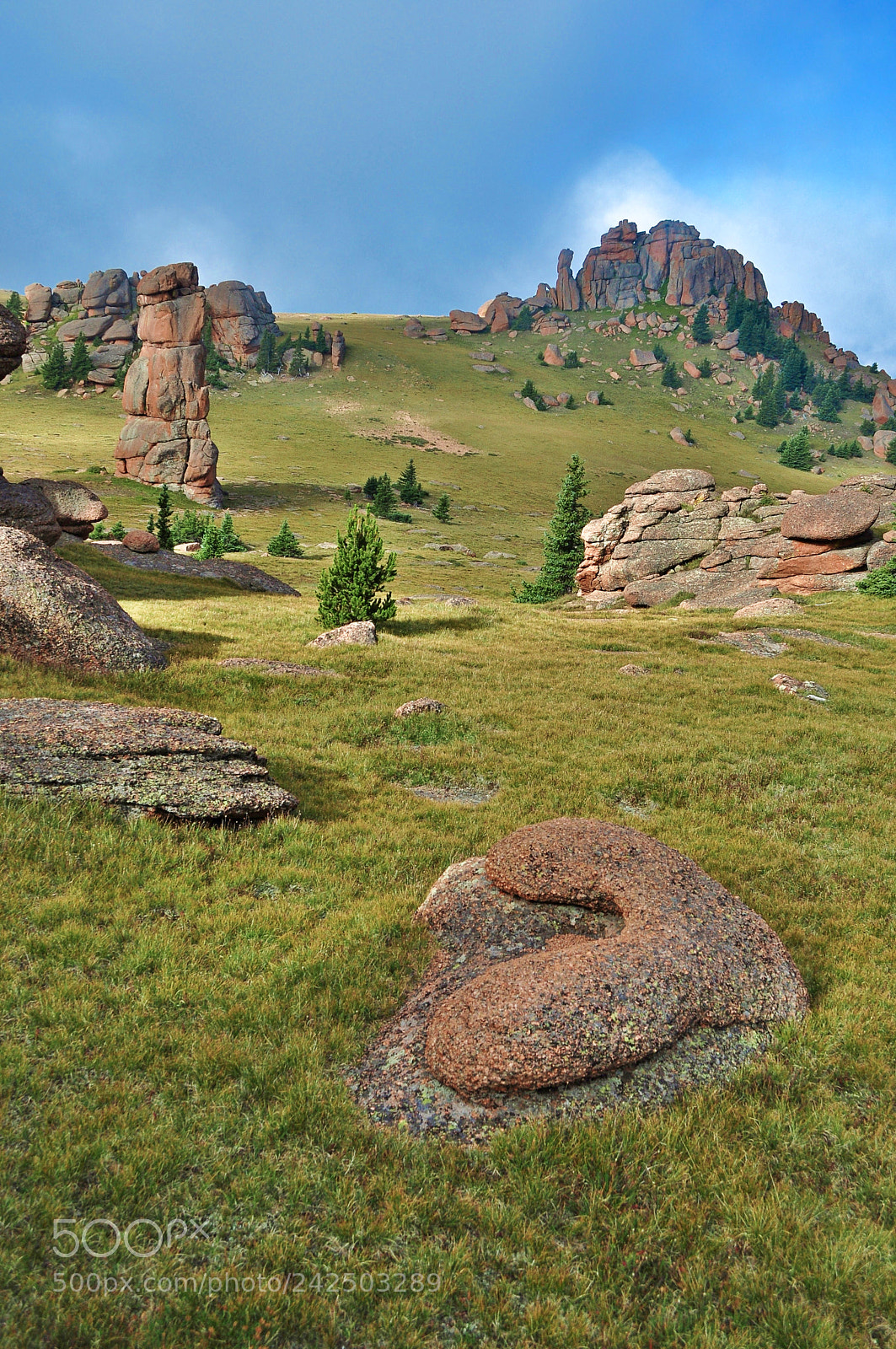 Nikon D5000 sample photo. A peculiar rock in photography