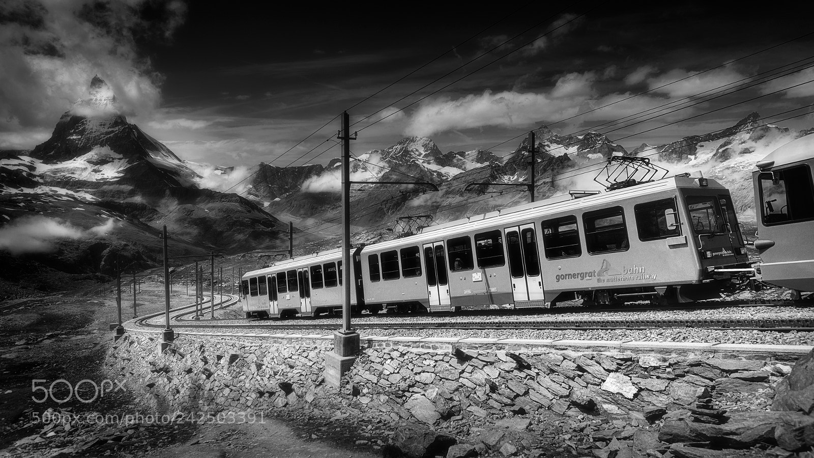 Sony a7R sample photo. Matterhorn railway photography