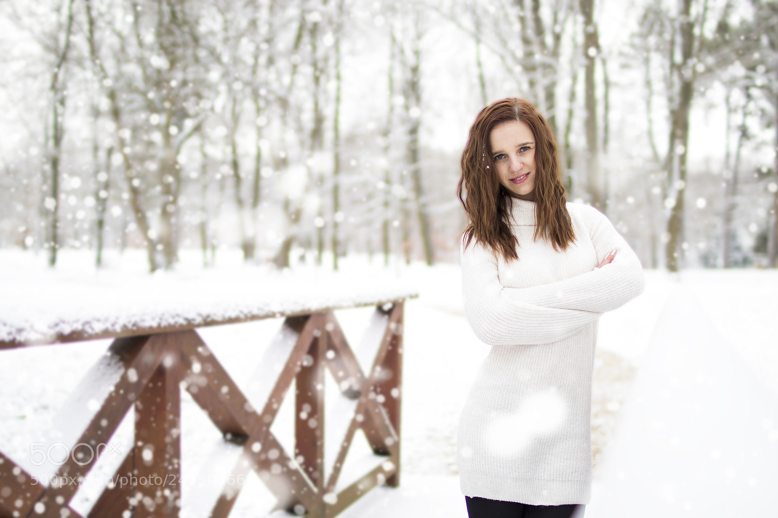 Canon EOS 7D Mark II sample photo. Winter portrait :) photography