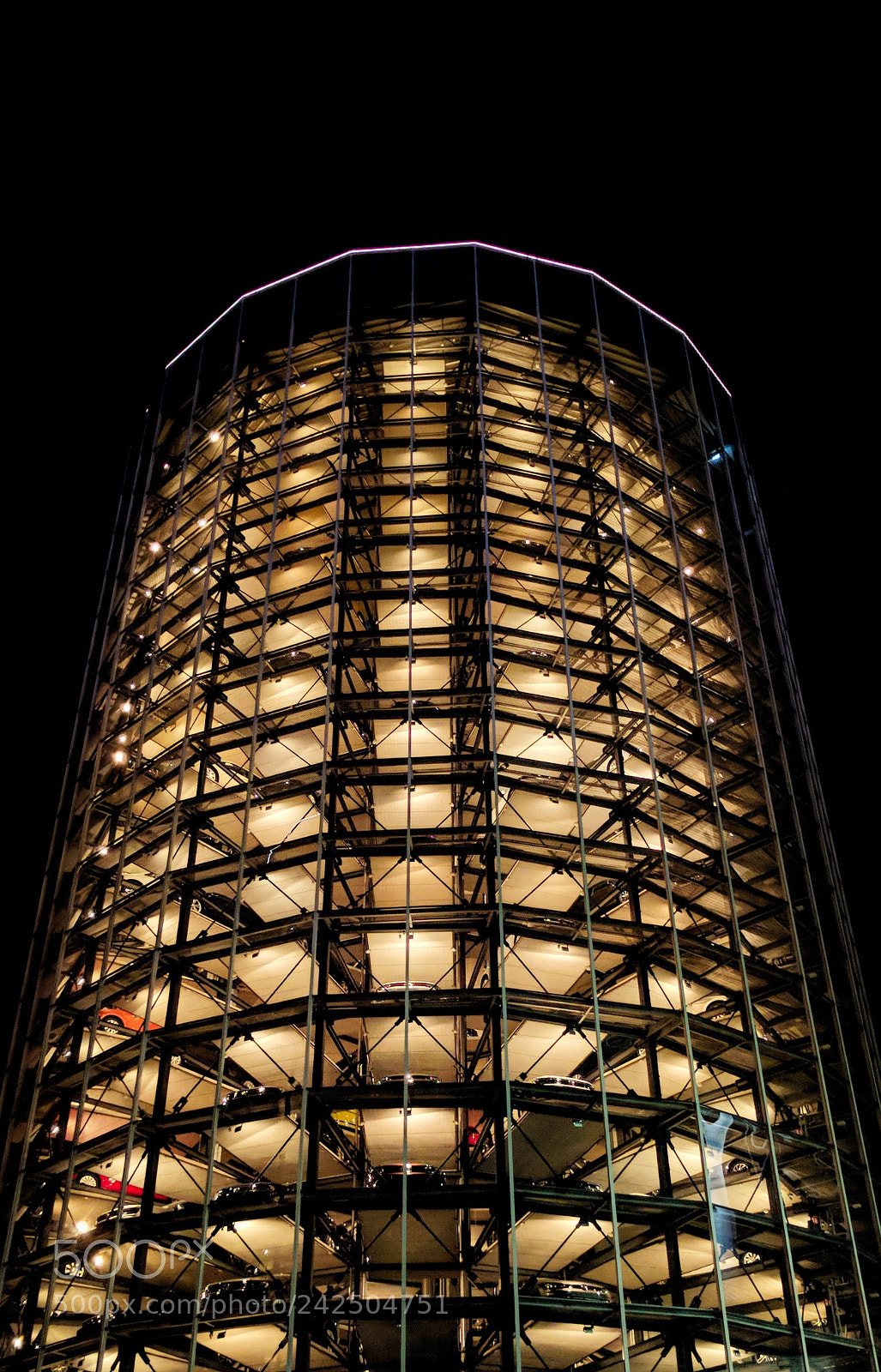 Google Nexus 6P sample photo. Car tower photography
