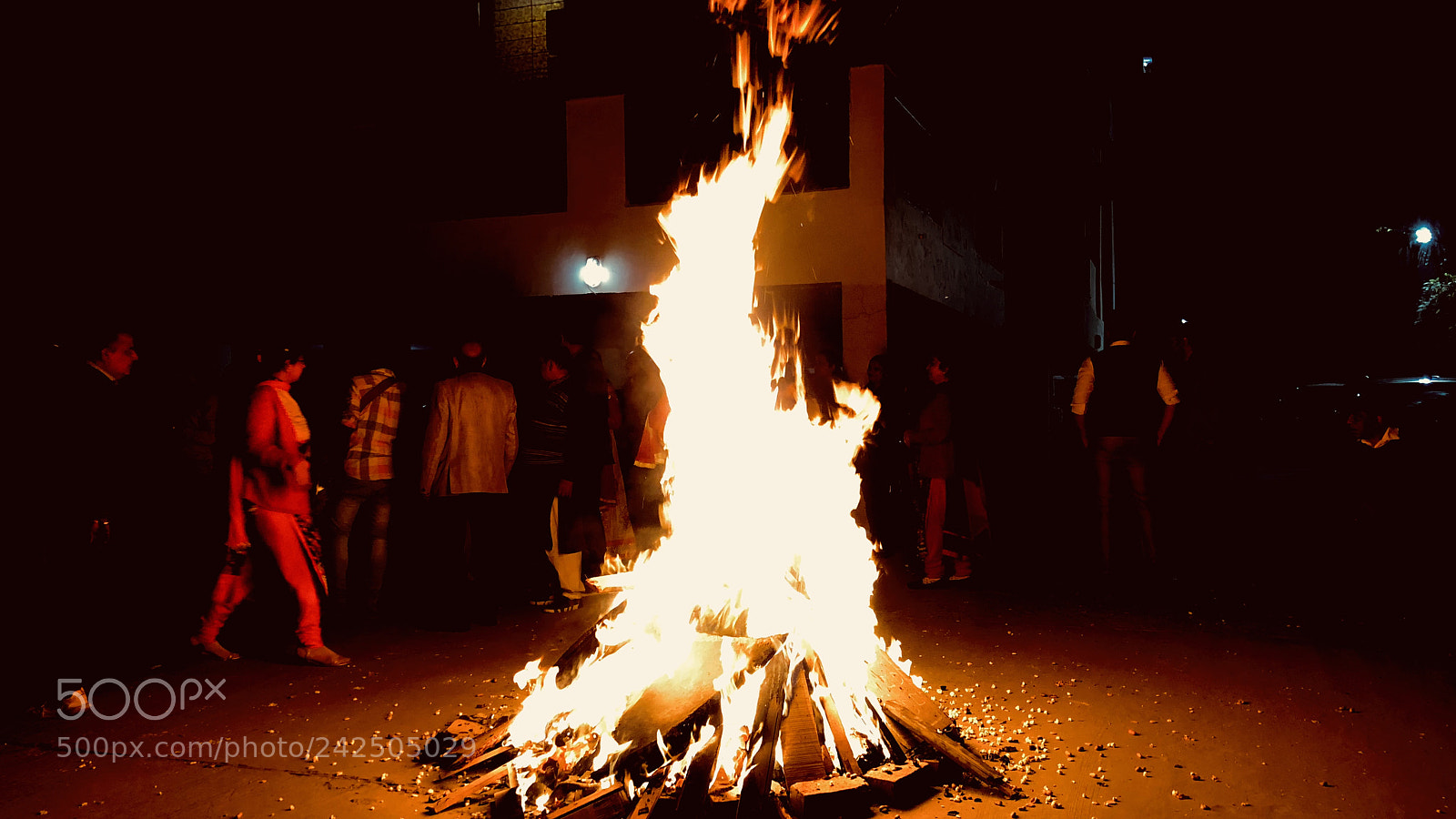 Apple iPhone X sample photo. Lohri festival photography