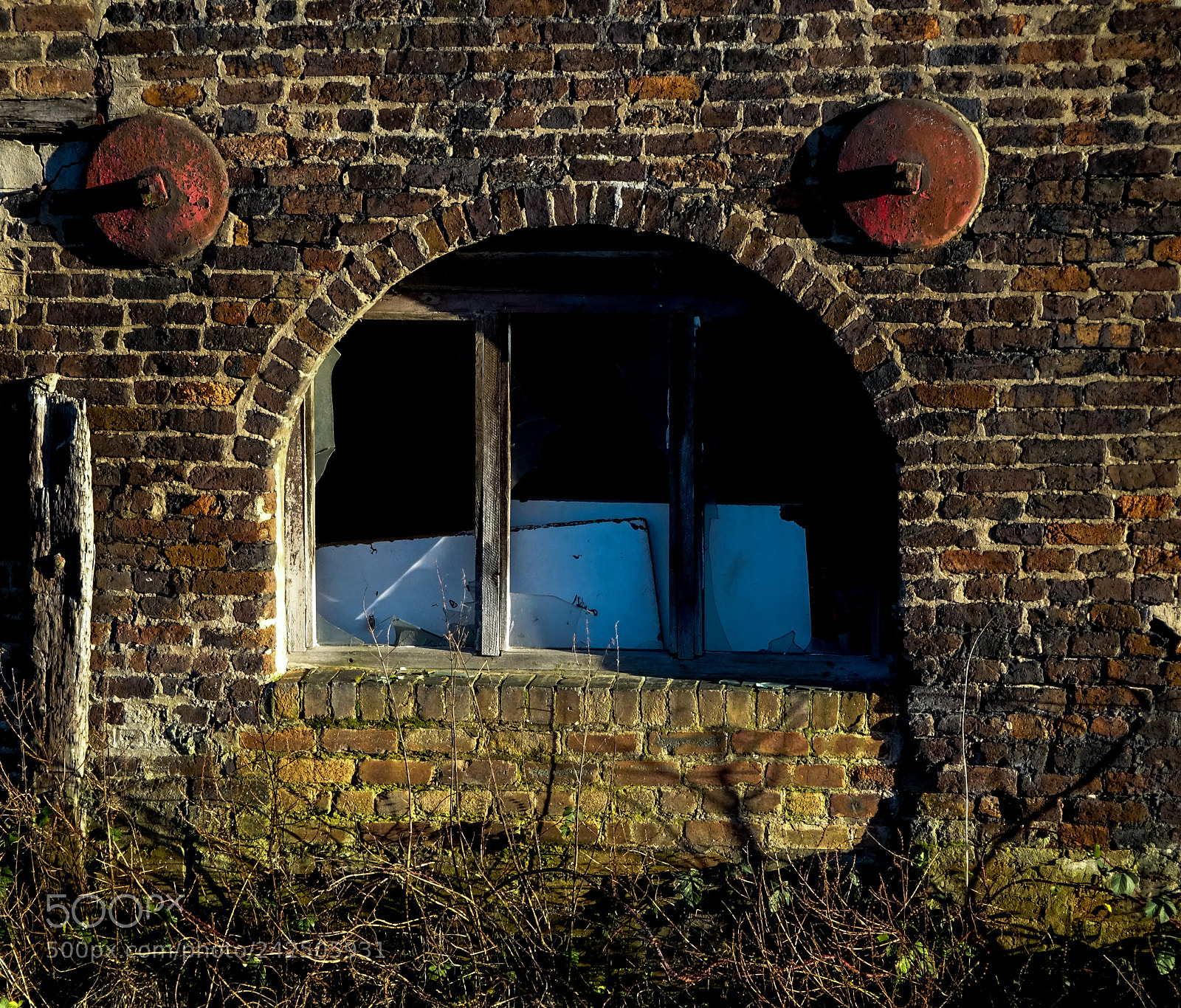 Sony Cyber-shot DSC-WX350 sample photo. An old factory window photography