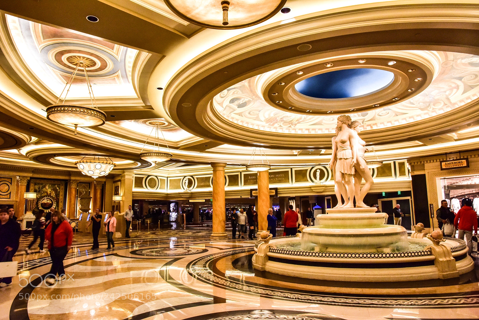 Nikon D810 sample photo. Bellagio hotel lobby photography