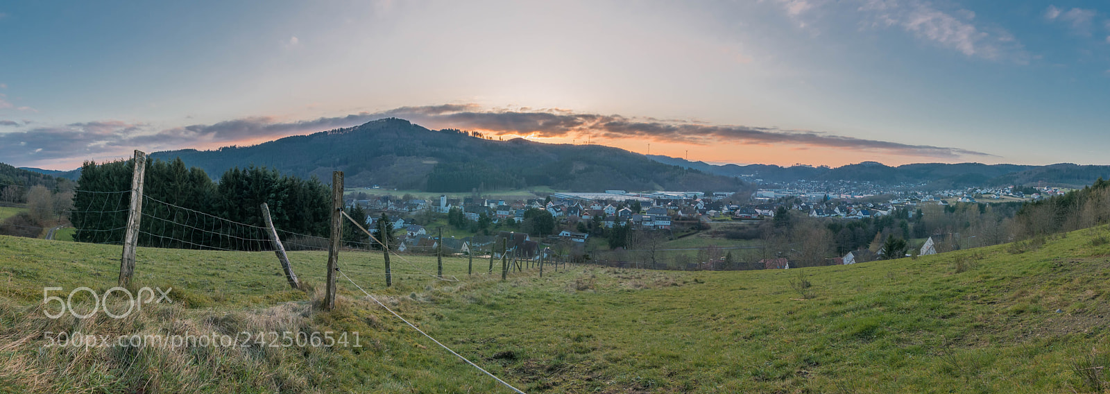 Canon EOS 70D sample photo. Landscape panorama after sunset photography