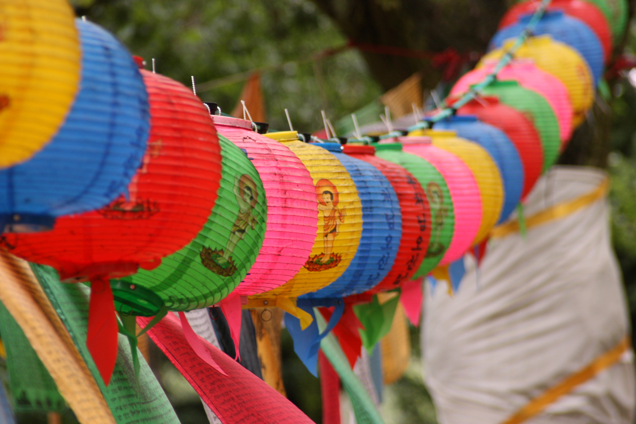 Canon EOS 450D (EOS Rebel XSi / EOS Kiss X2) sample photo. Colorful lanterns photography