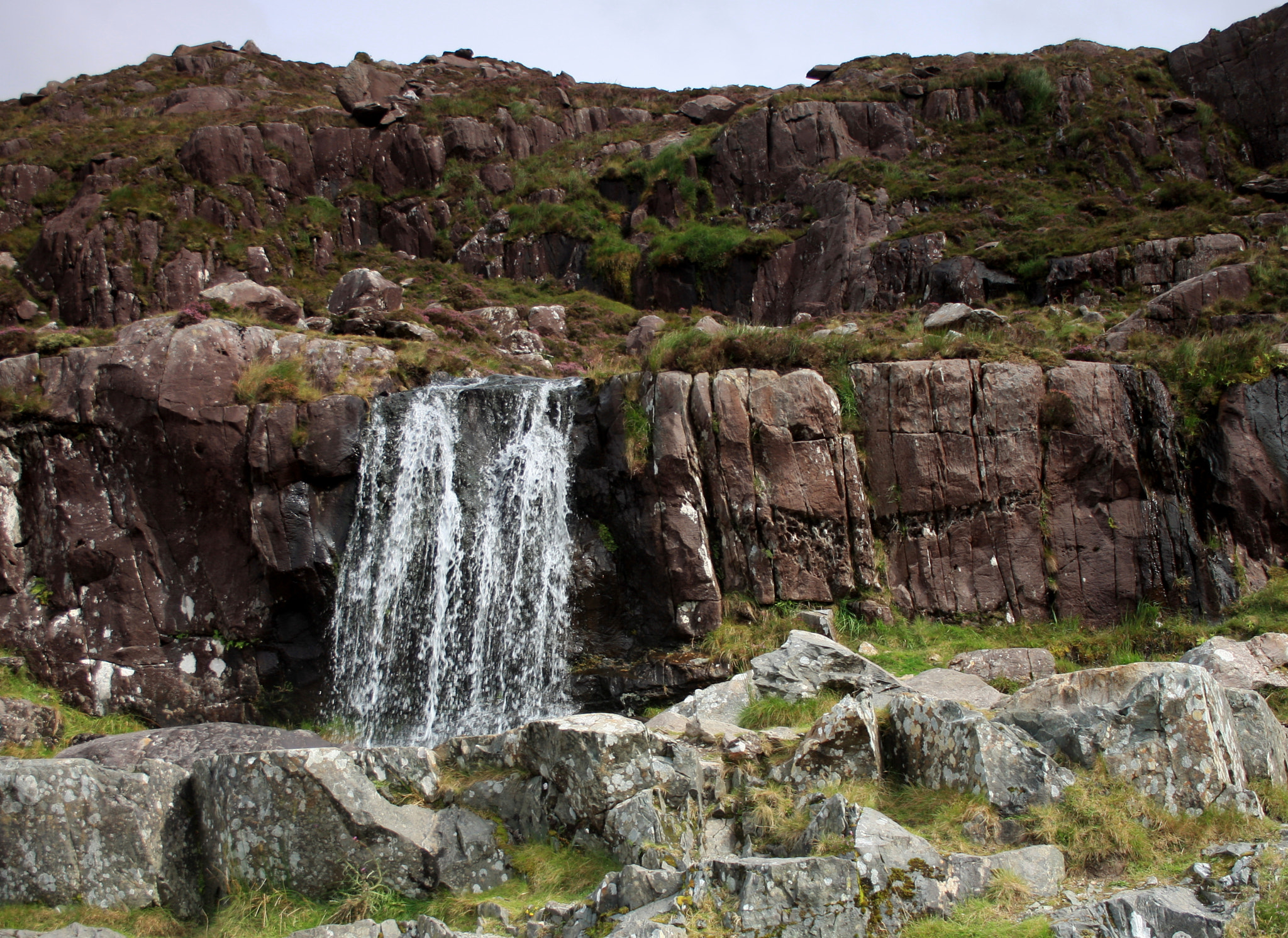 Canon EF-S 18-55mm F3.5-5.6 II sample photo. Waterfall, dingle, ireland photography