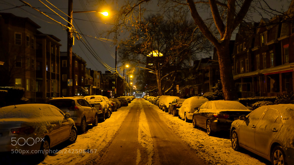 Fujifilm X-T10 sample photo. Frozen streets photography