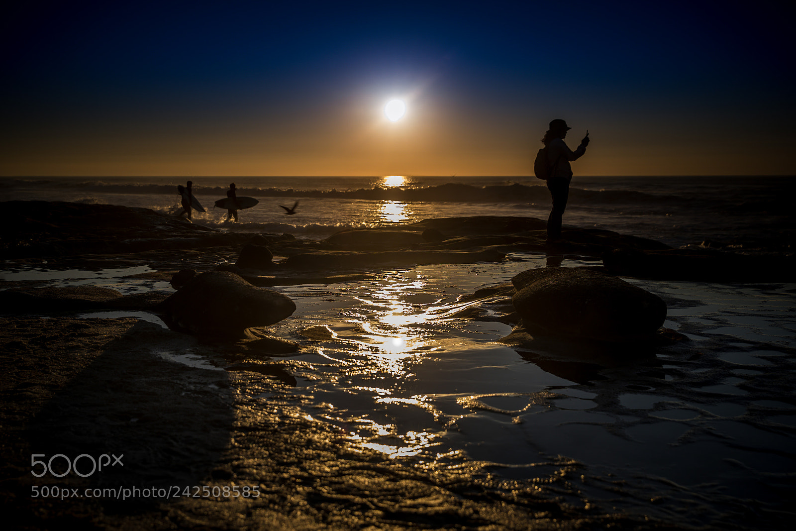 Canon EOS-1D X Mark II sample photo. Sunset. surfers. selfiest. photography