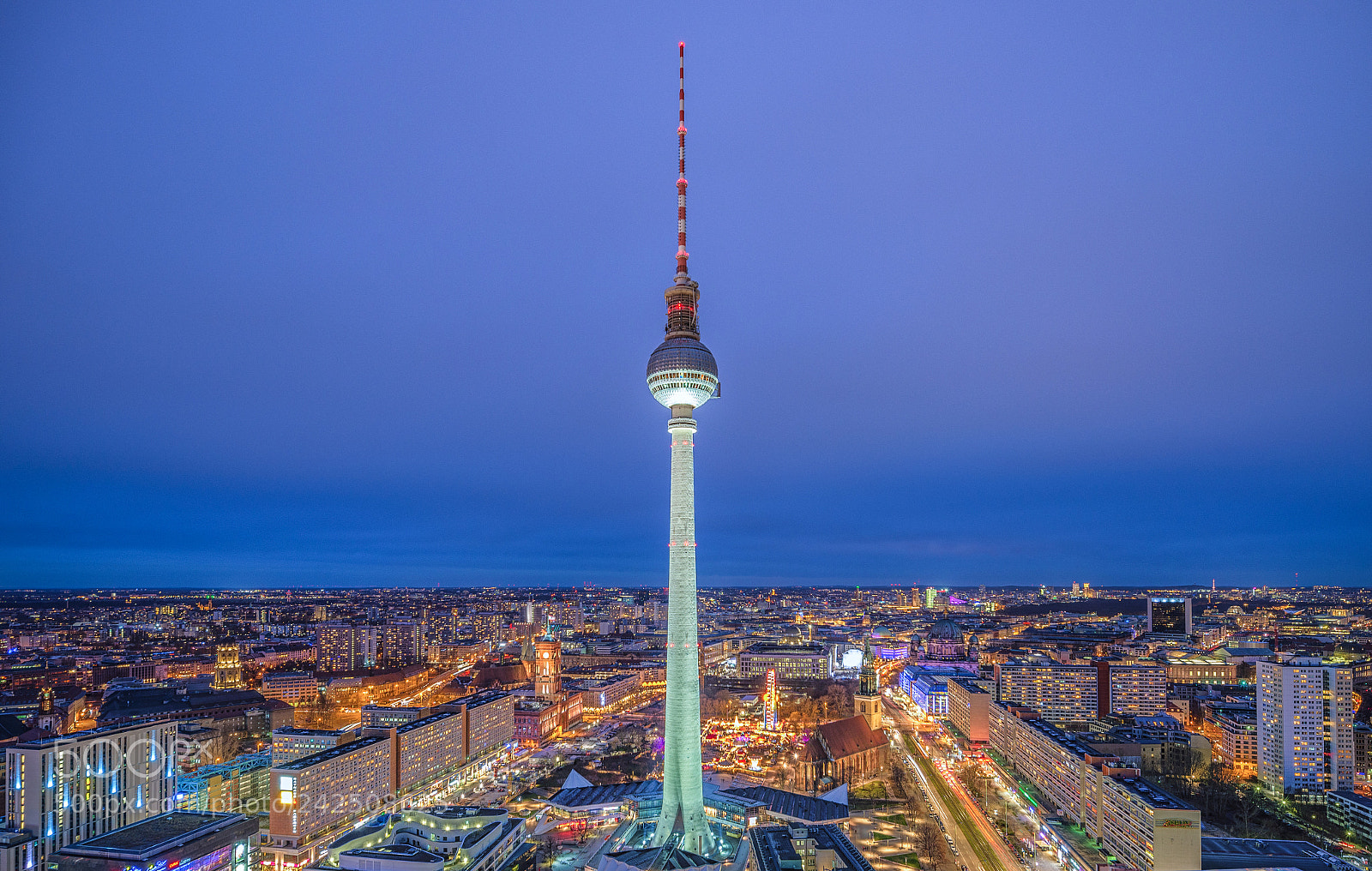 Nikon D600 sample photo. Berlin tv tower photography