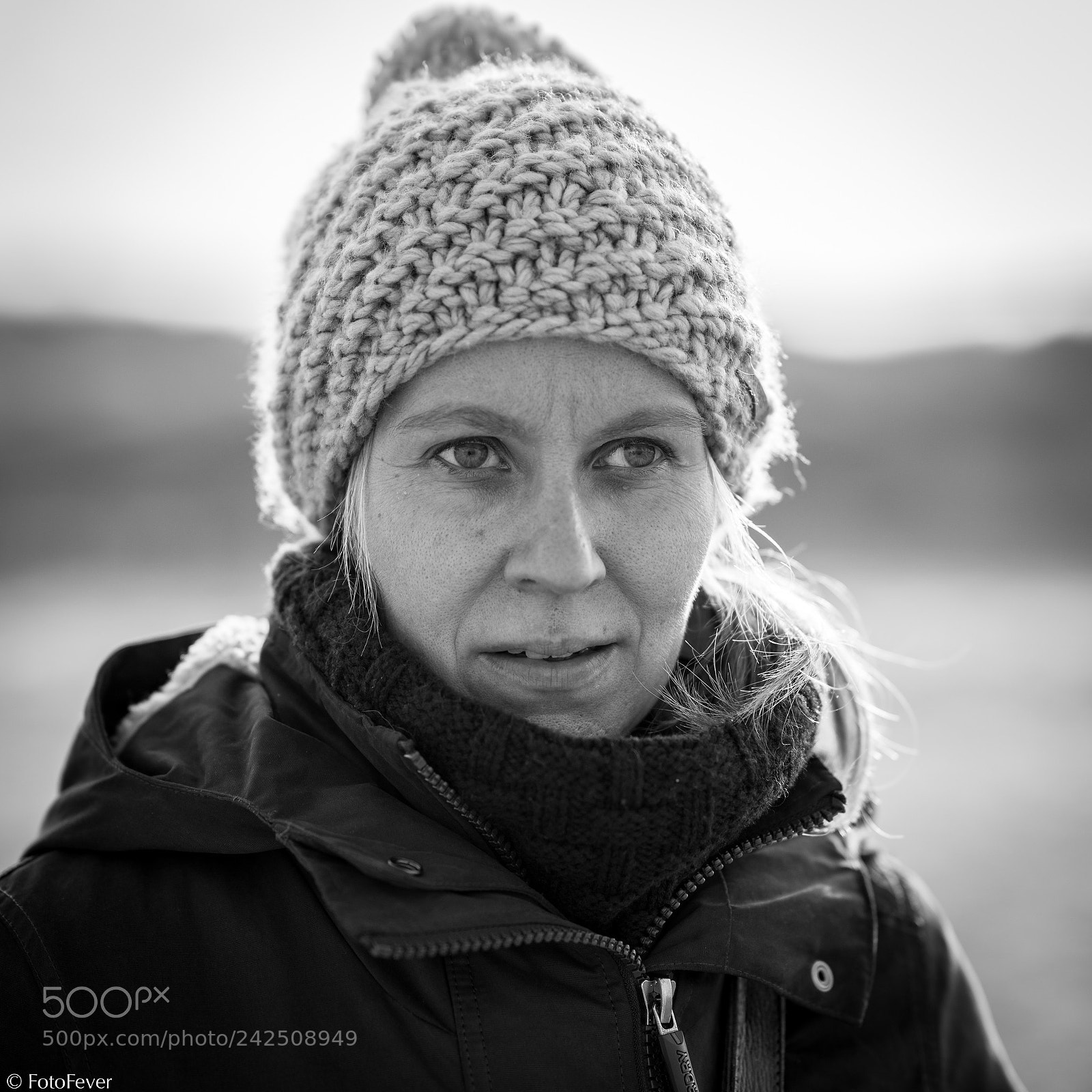 Sony a7R III sample photo. My winter beach model photography