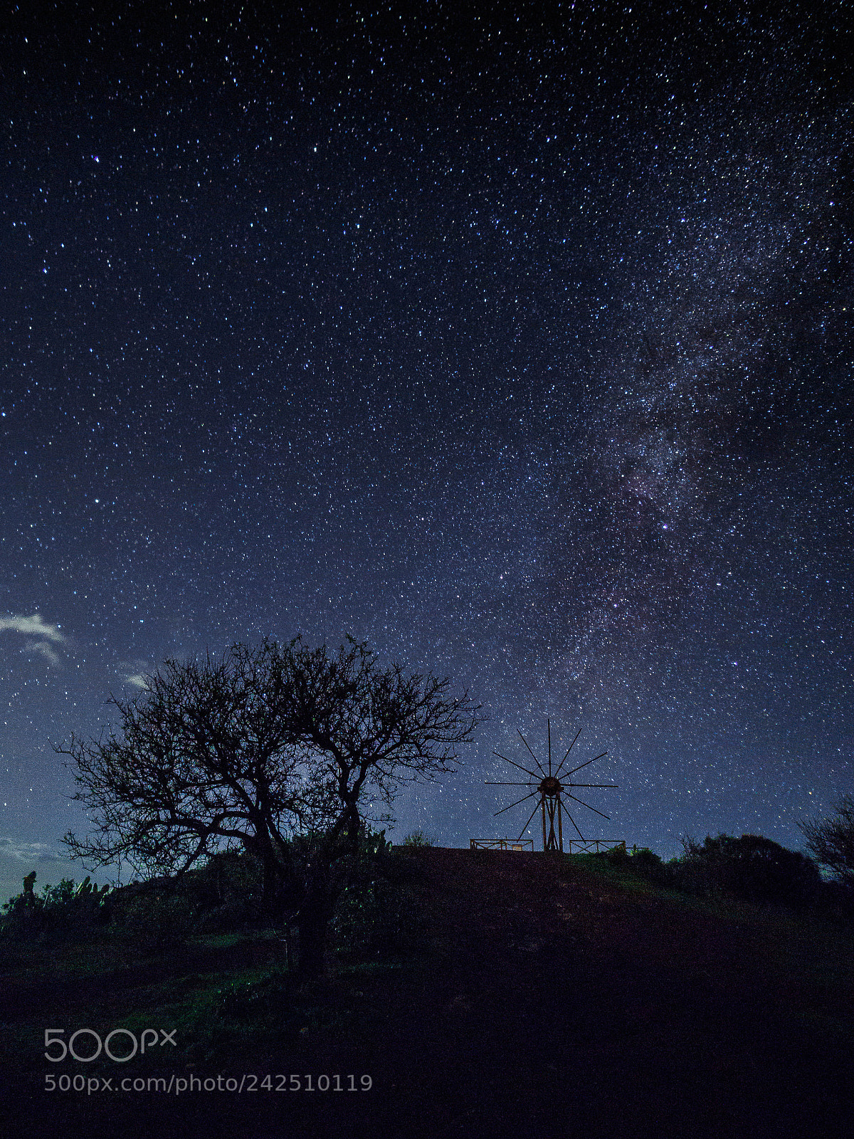 Olympus OM-D E-M10 sample photo. Mill at night photography
