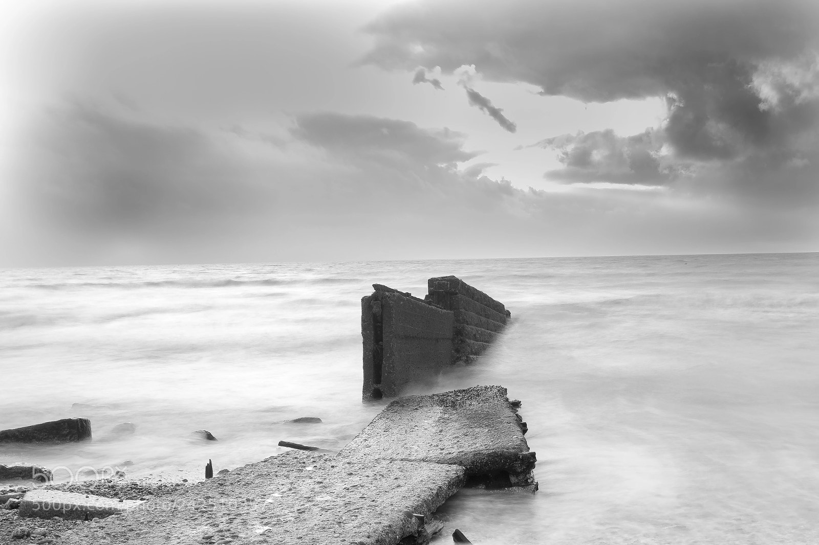 Canon EOS 7D Mark II sample photo. Sea wall photography
