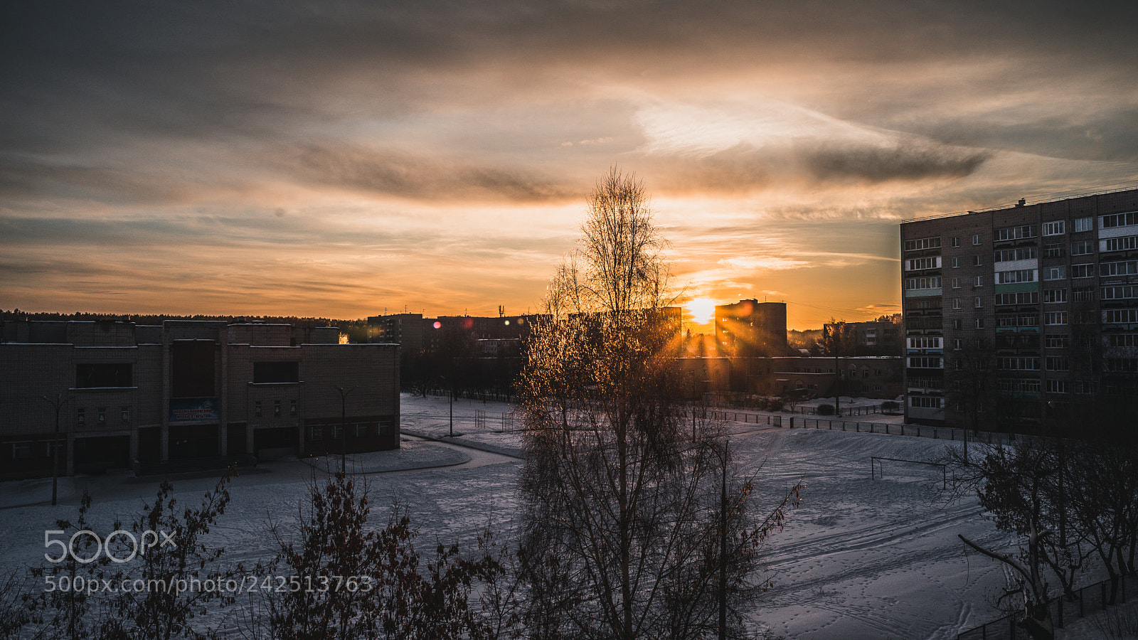 Sony a7 II sample photo. Izhevsk sunset photography