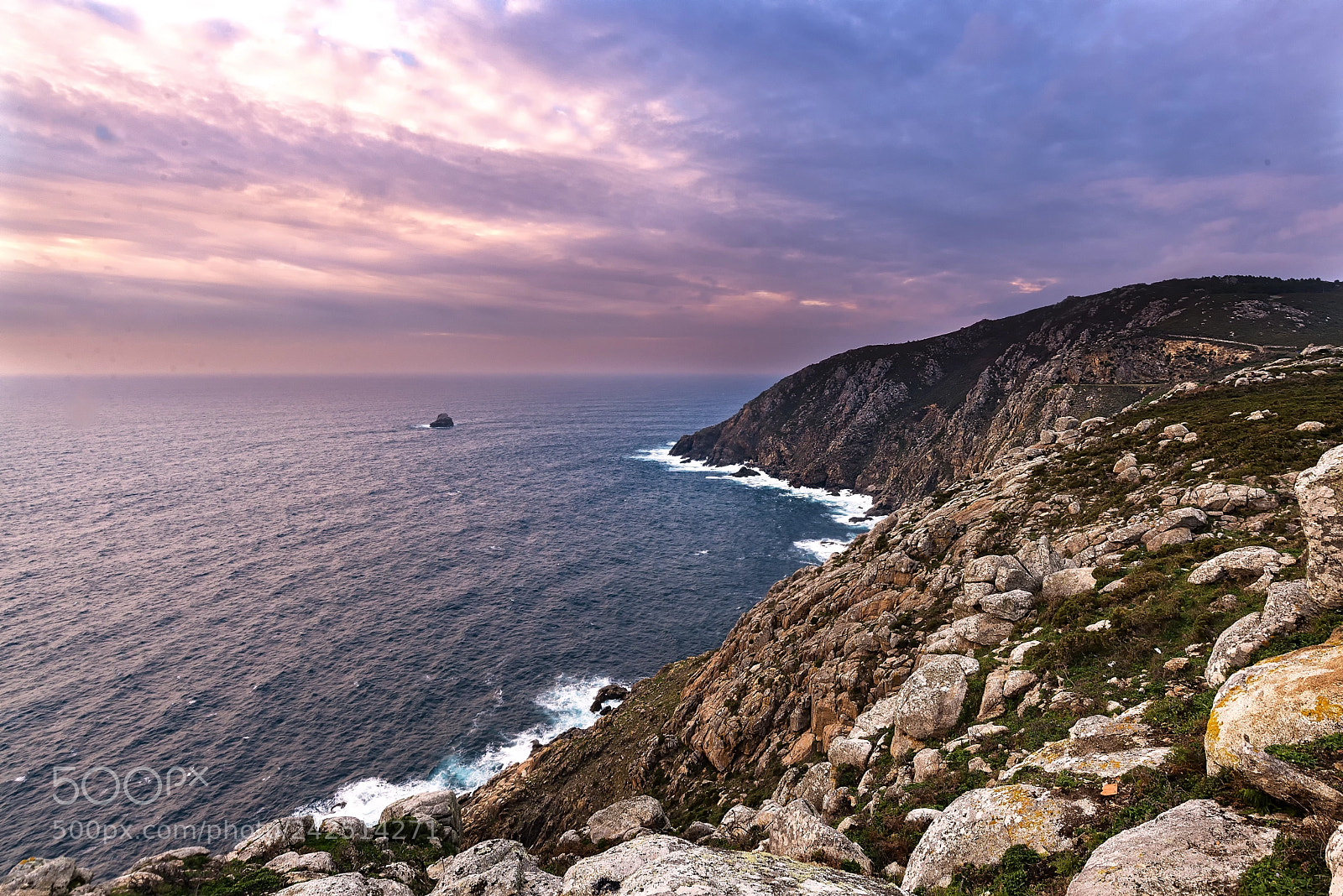 Nikon D610 sample photo. Sunset in fisterra photography