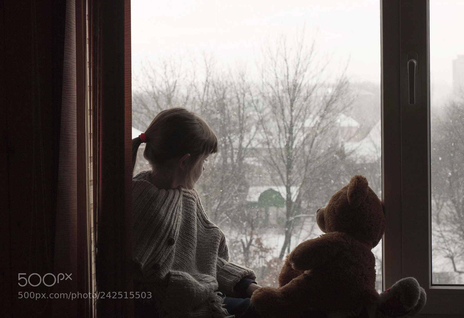 Canon EOS 750D (EOS Rebel T6i / EOS Kiss X8i) sample photo. It's snowing outside photography