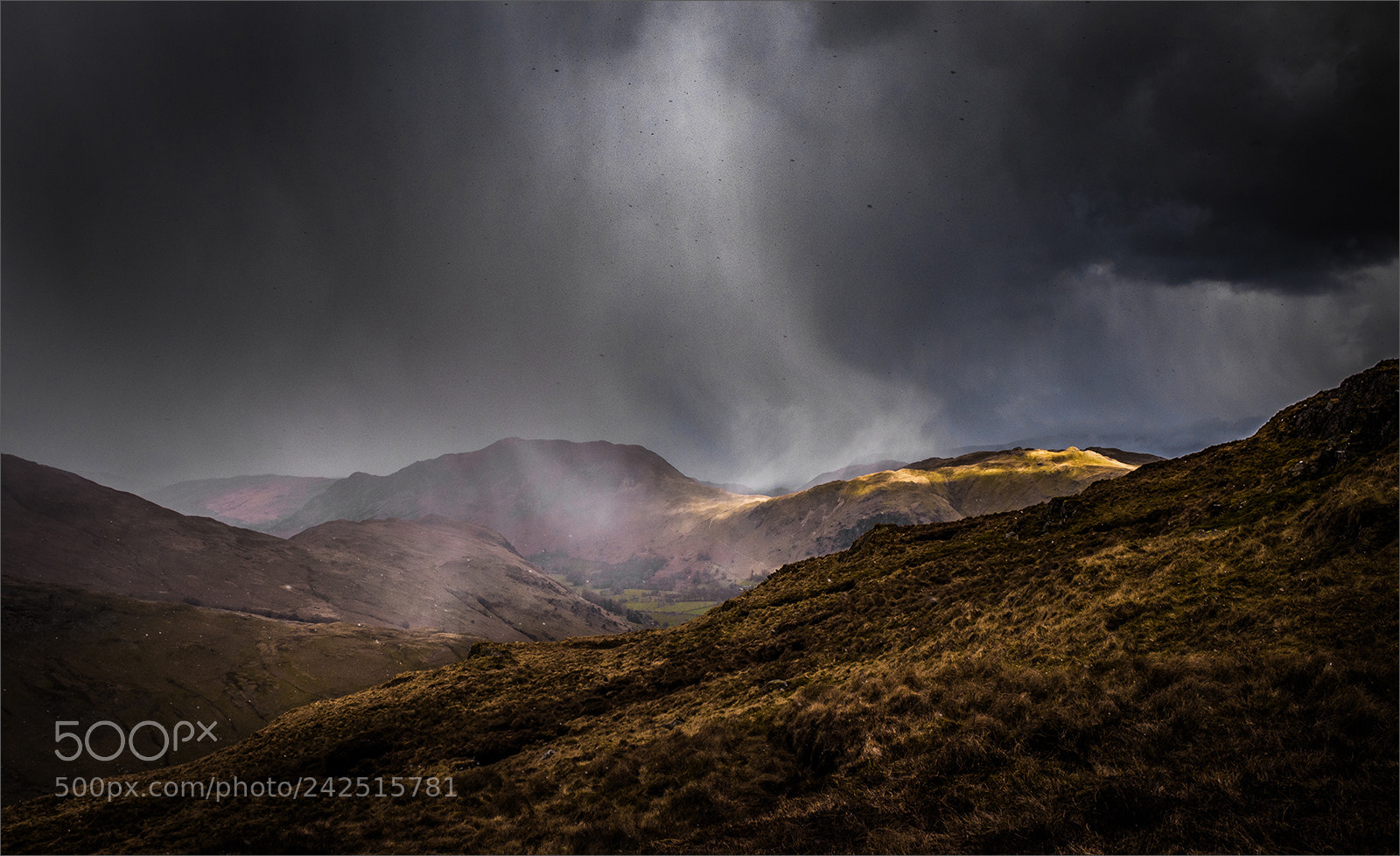 Ricoh GR sample photo. Storm over place fell photography