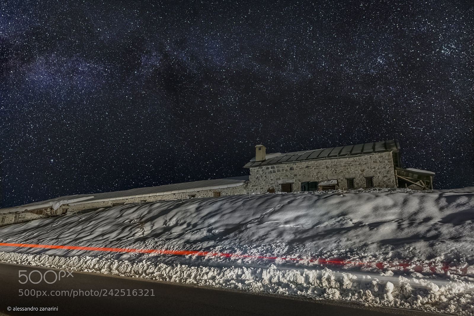 Nikon D7100 sample photo. Stars and trail at photography