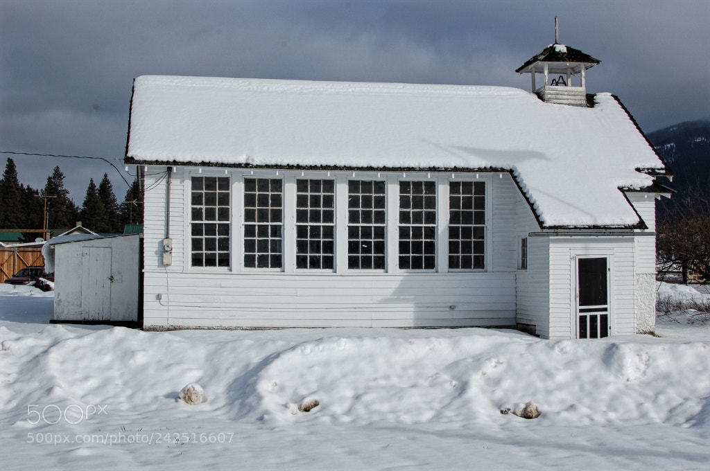 Nikon D40 sample photo. Little old schoolhouse photography