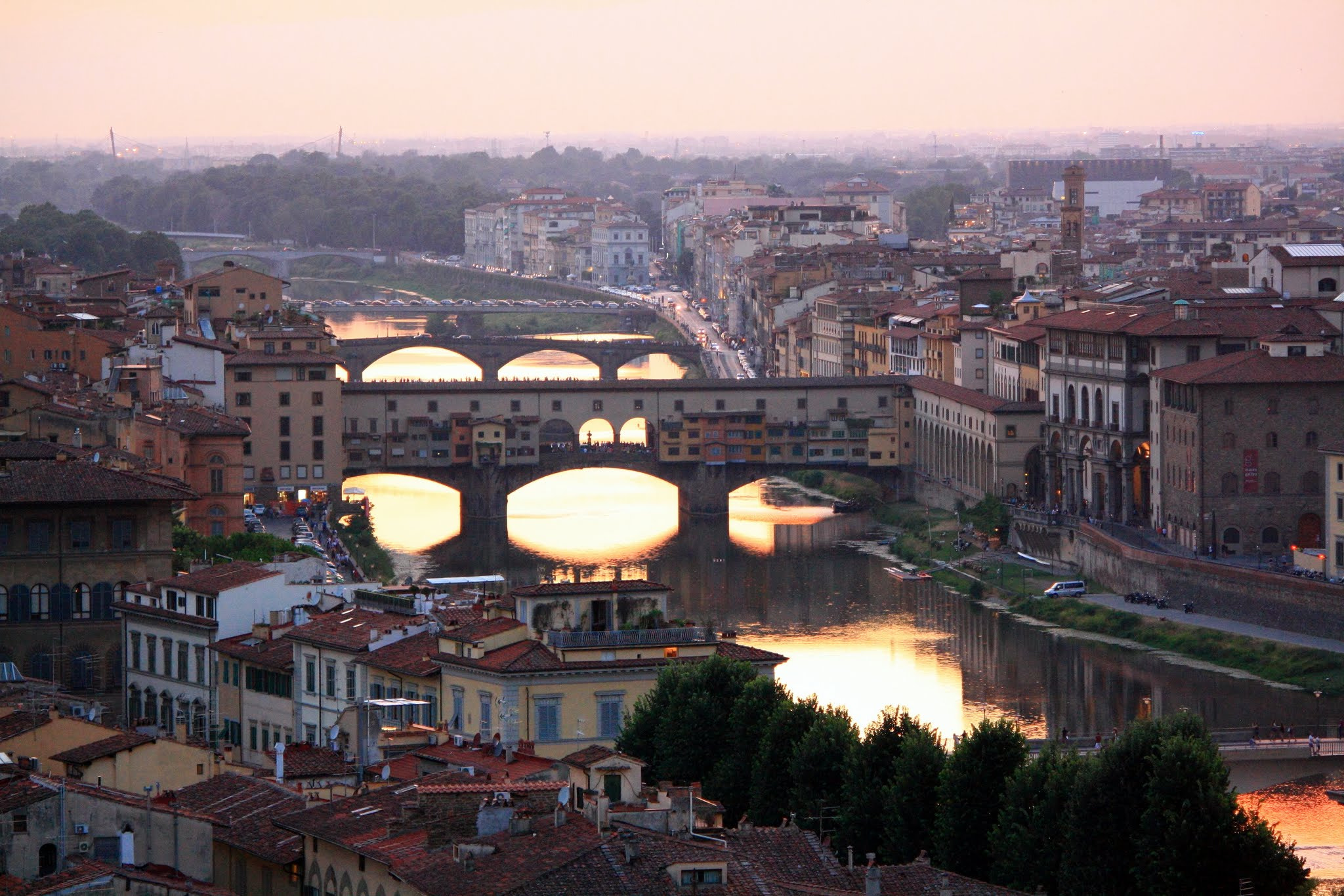 Canon EF-S 55-250mm F4-5.6 IS sample photo. Ponte vecchio photography