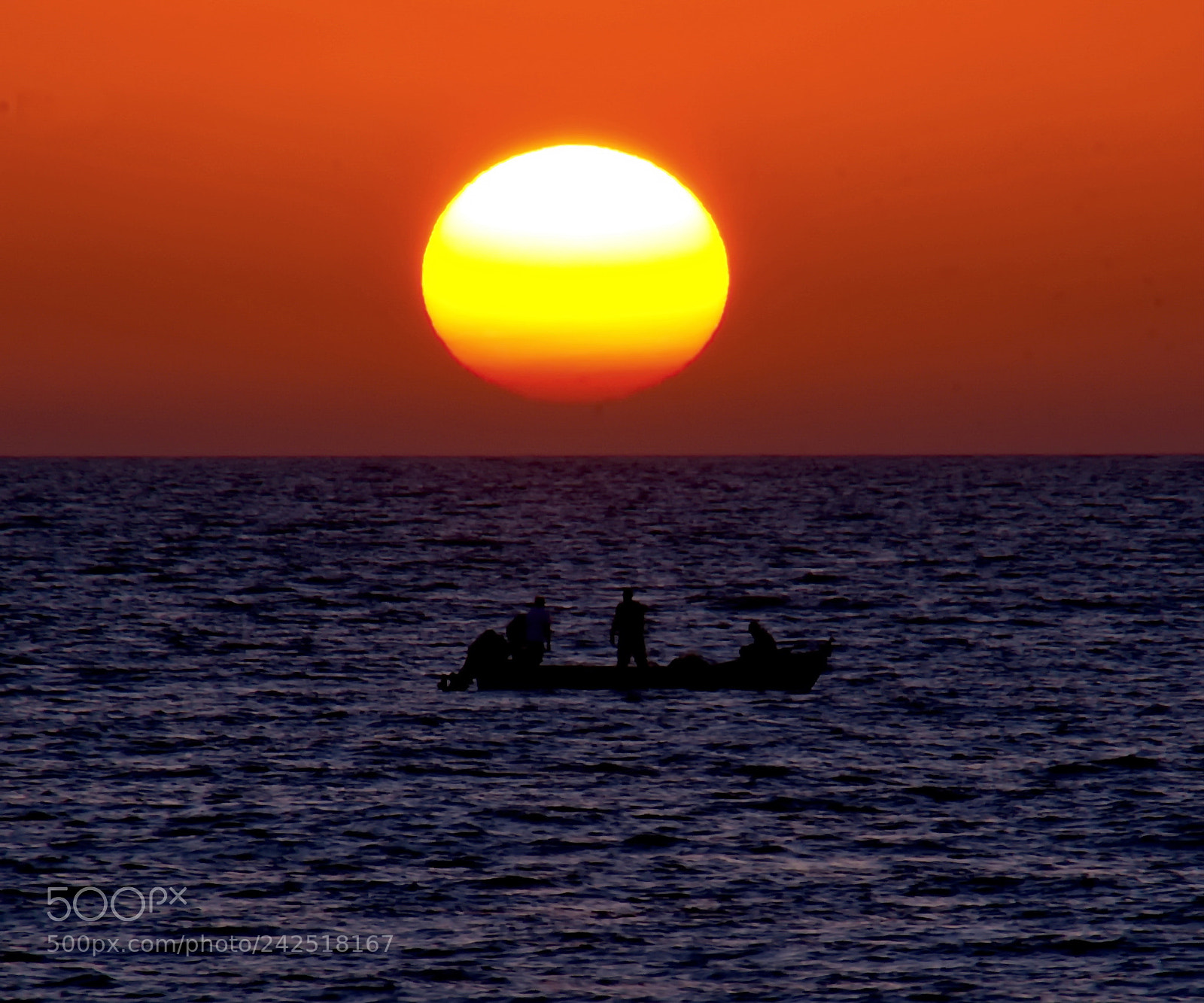 Nikon D7200 sample photo. Fishermen at sunset photography