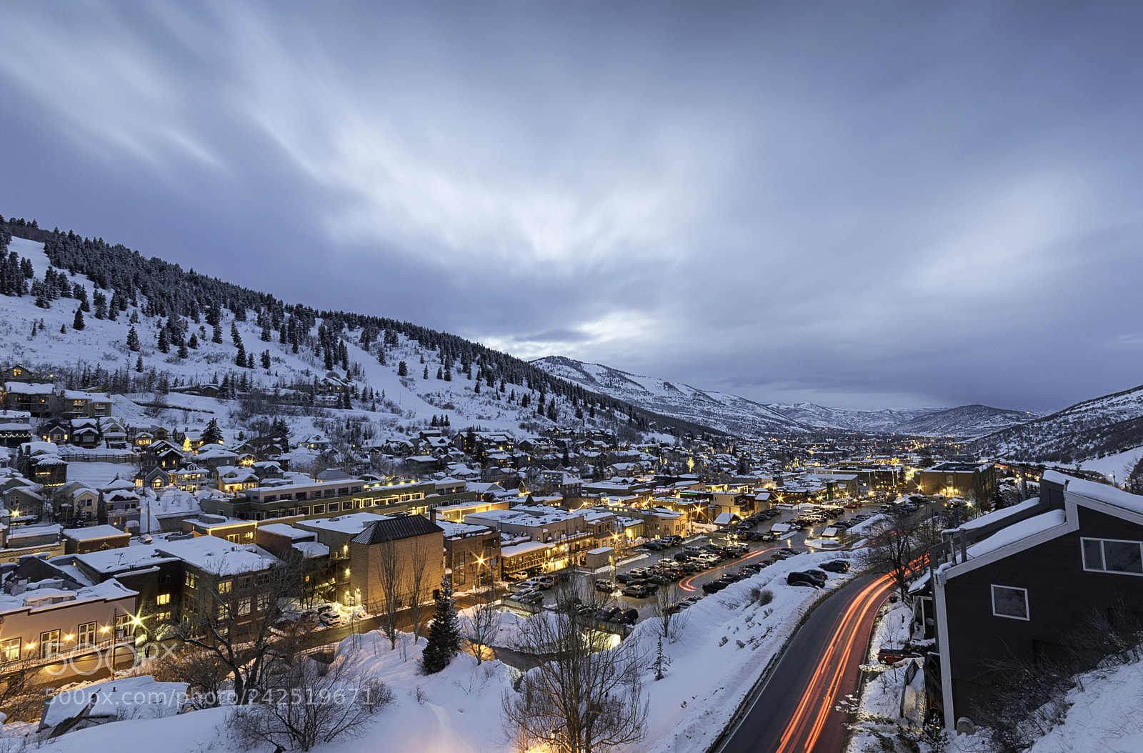 Nikon D3200 sample photo. Park city nightscape photography