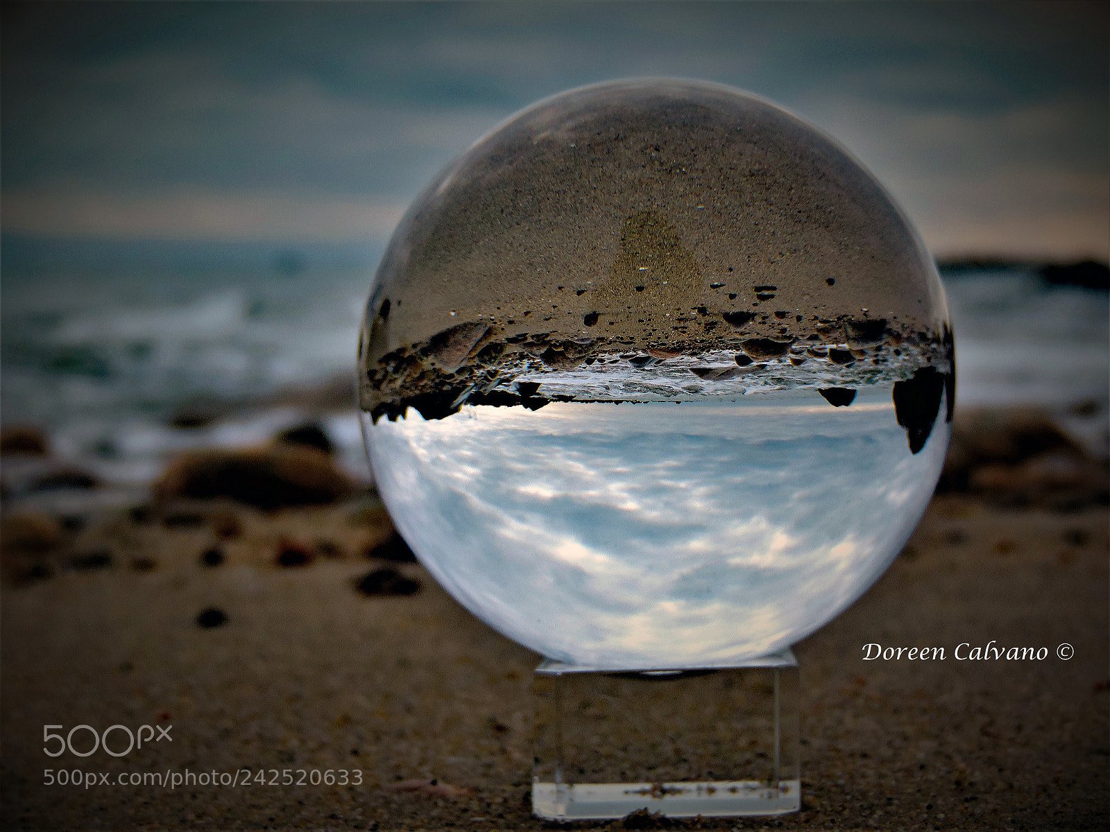 Nikon Coolpix P520 sample photo. Surf in crystal ball photography