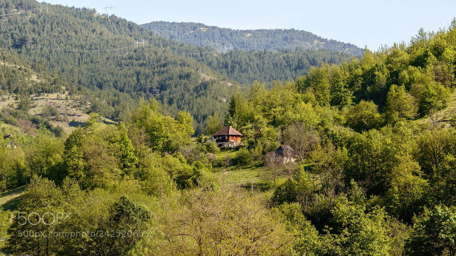 Nikon D3200 sample photo. Cabin in the forest photography