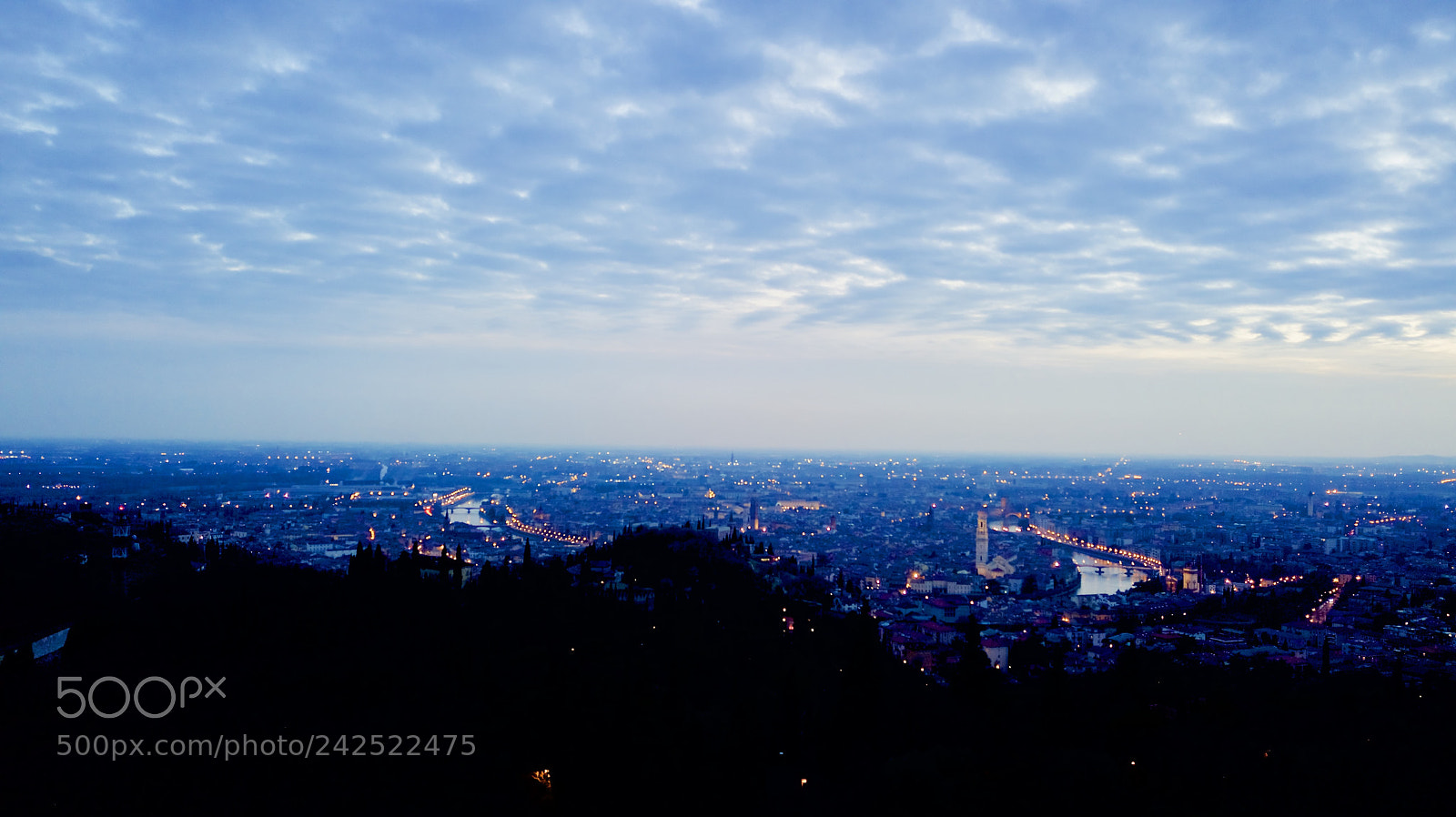 DJI FC220 sample photo. Verona dalle torricelle photography