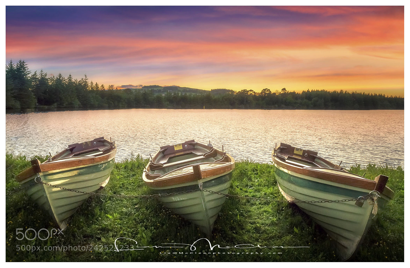 Nikon D3100 sample photo. Loughmacrory sunset photography
